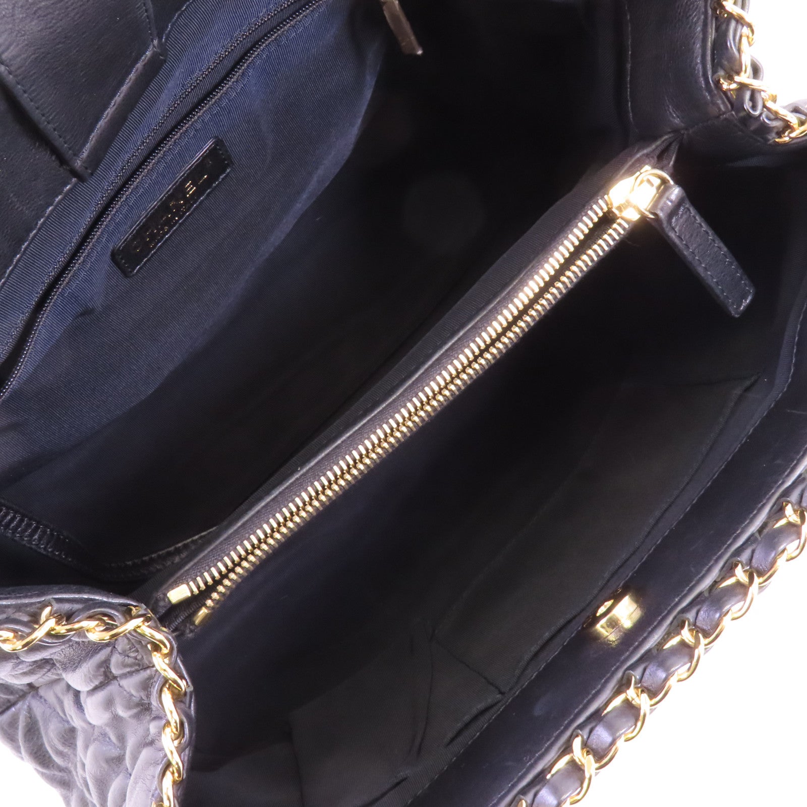 CHANEL 牛皮皮革Chain Around Tote金扣鏈帶肩背袋
