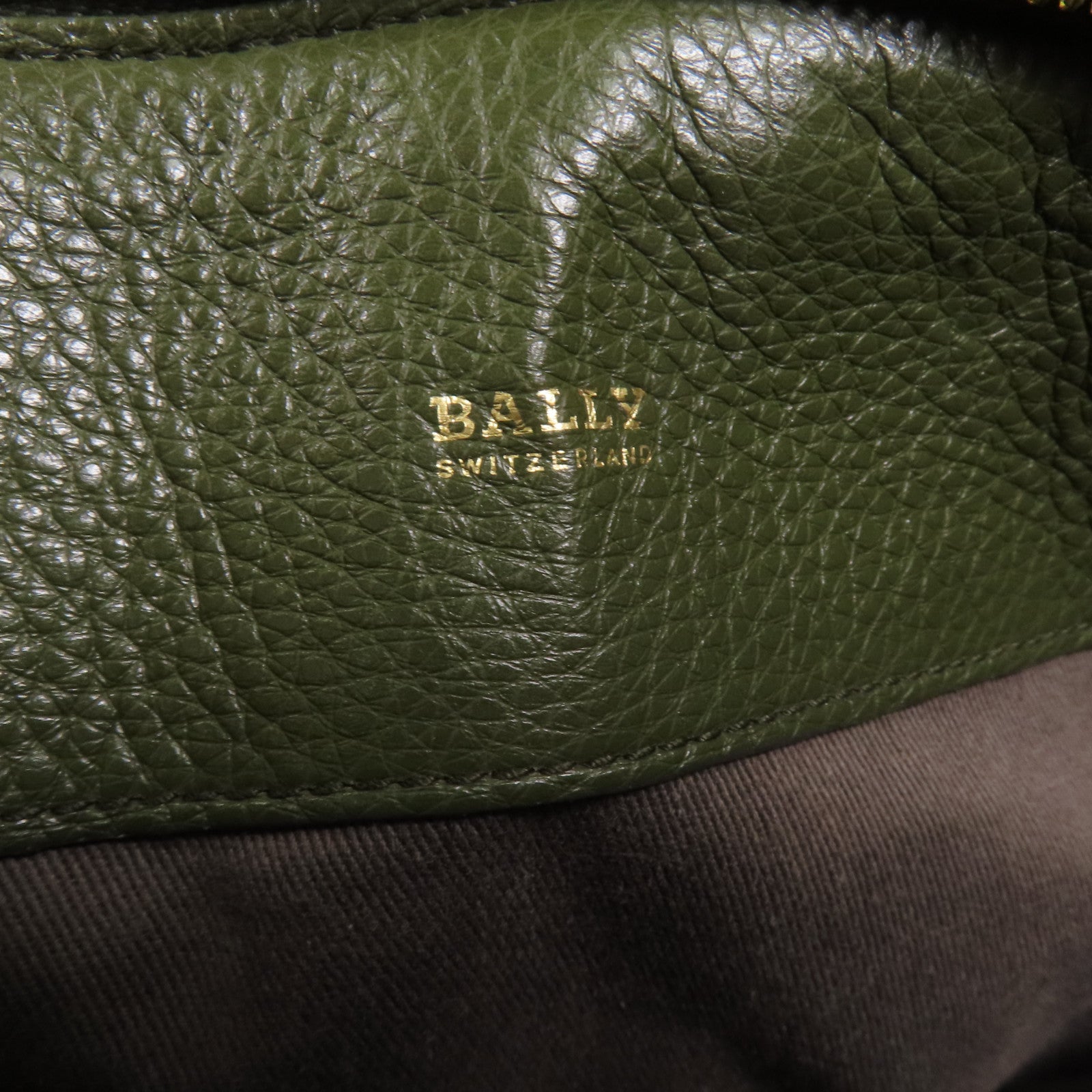 BALLY 牛皮皮革2 Way Shoulder金扣手挽肩背兩用袋