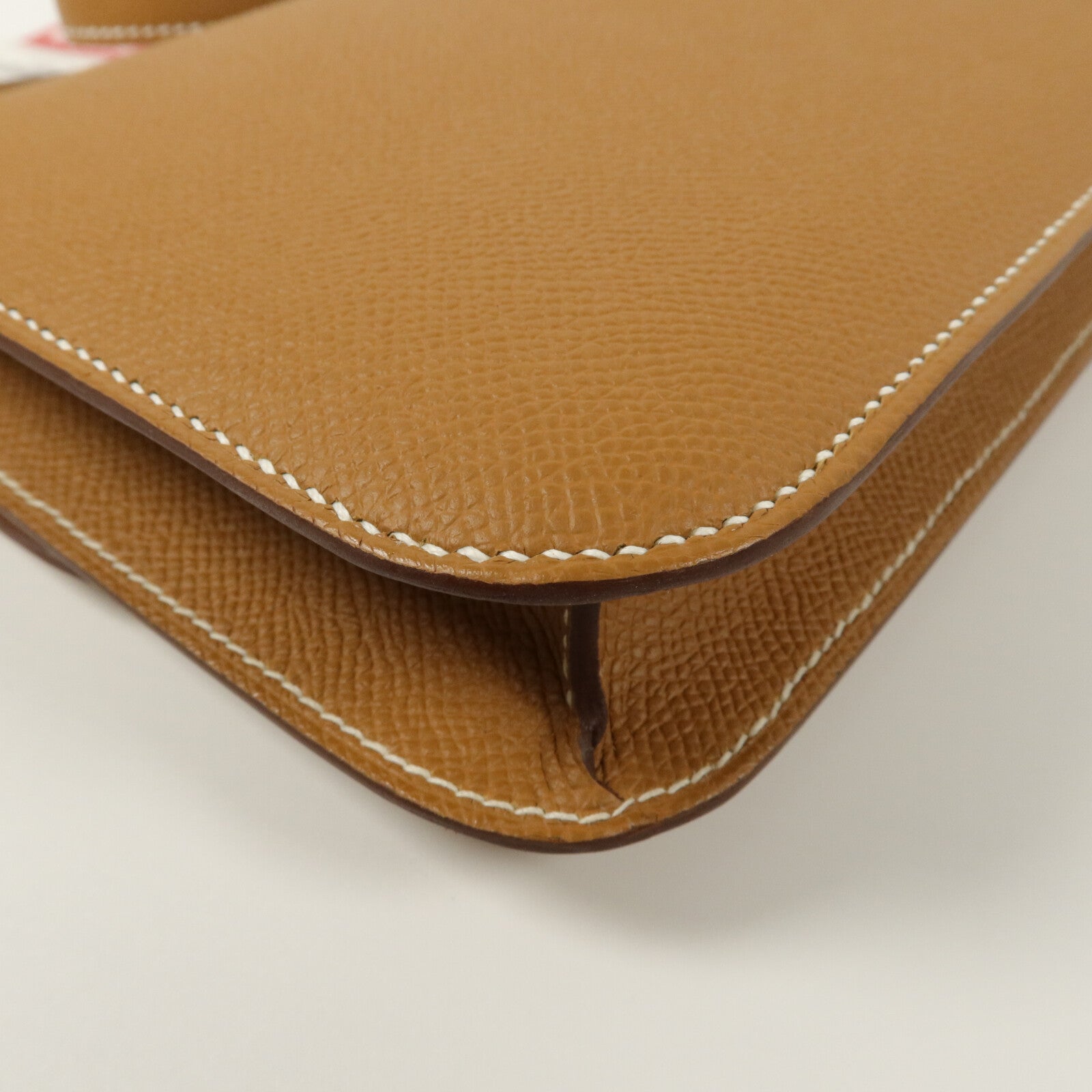 HERMES Epsom皮革Constance Elan肩背袋Gold