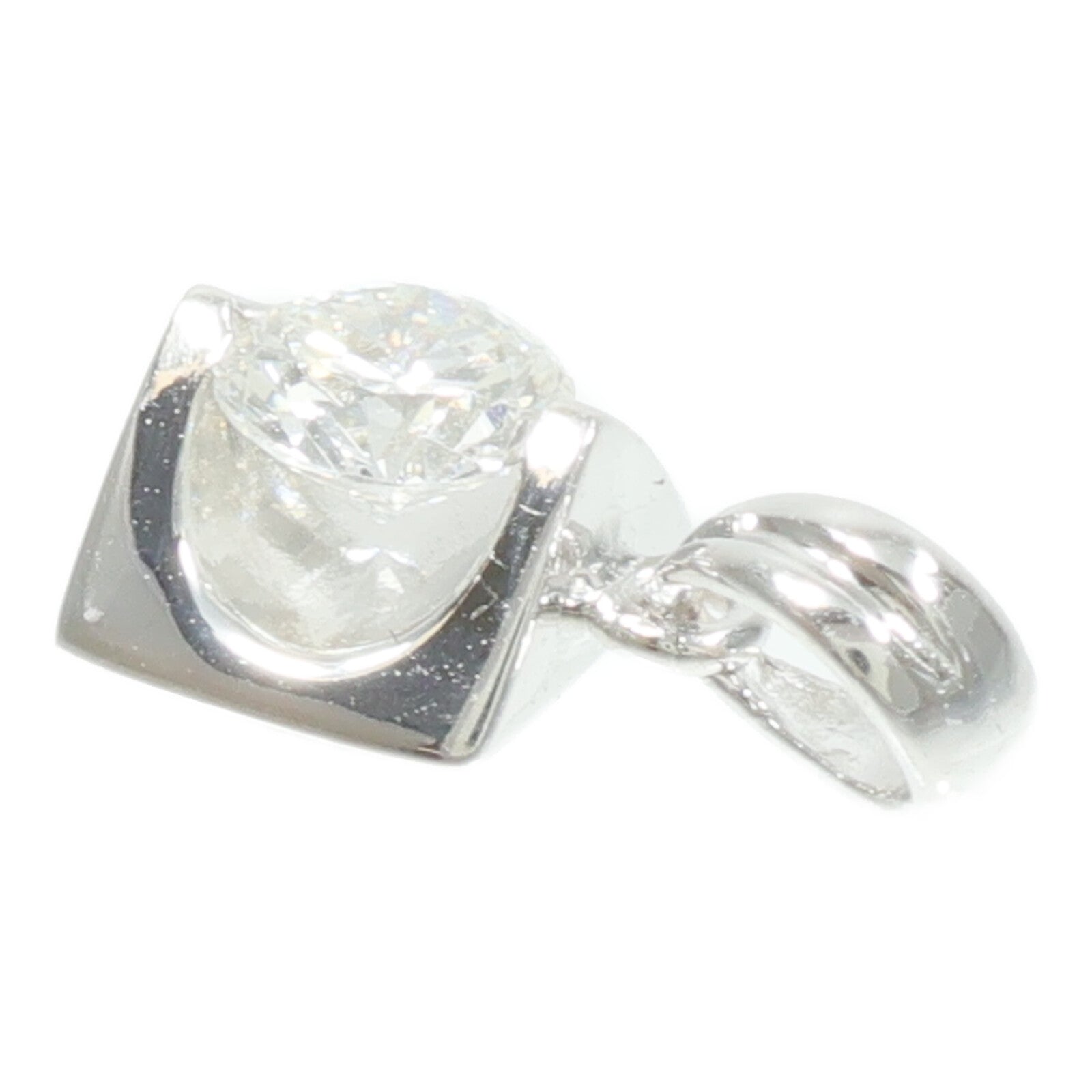 JEWELRY 18K白金Diamond Pendant鑽石吊墜