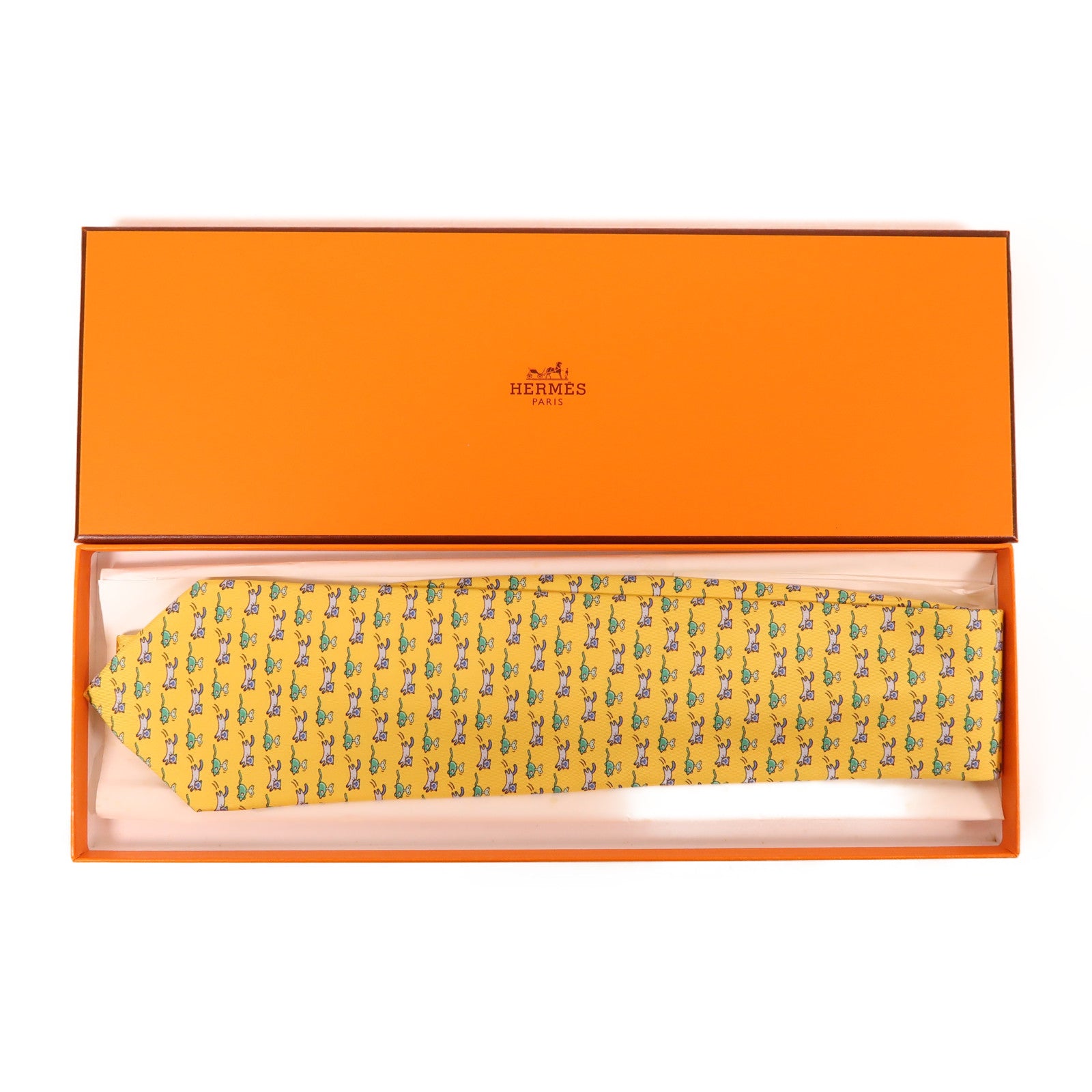 HERMES 絲質Necktie領帶