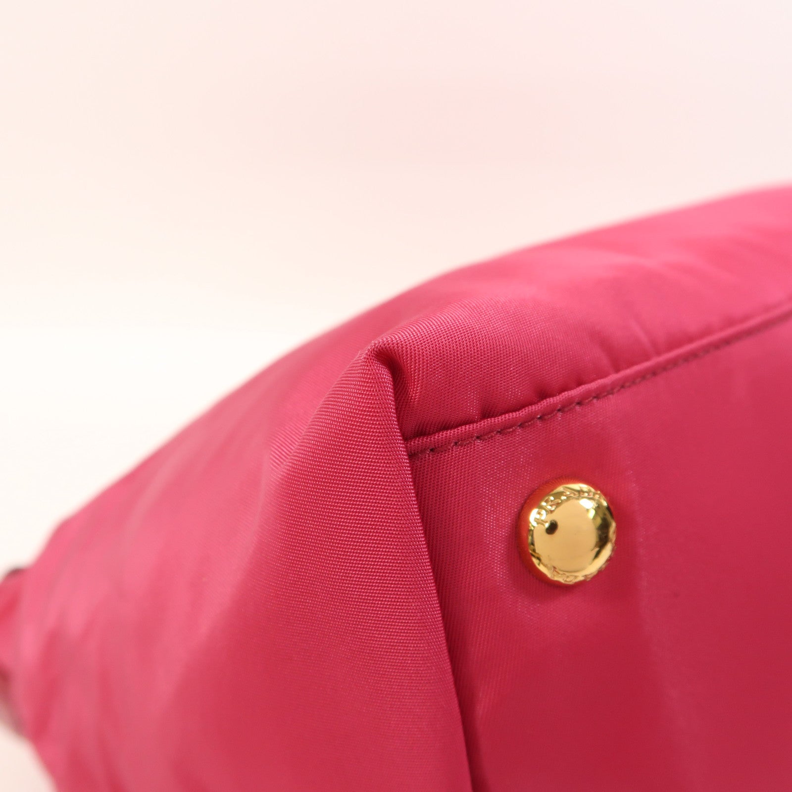 PRADA 尼龍2 Way Shoulder金扣手挽肩背兩用袋
