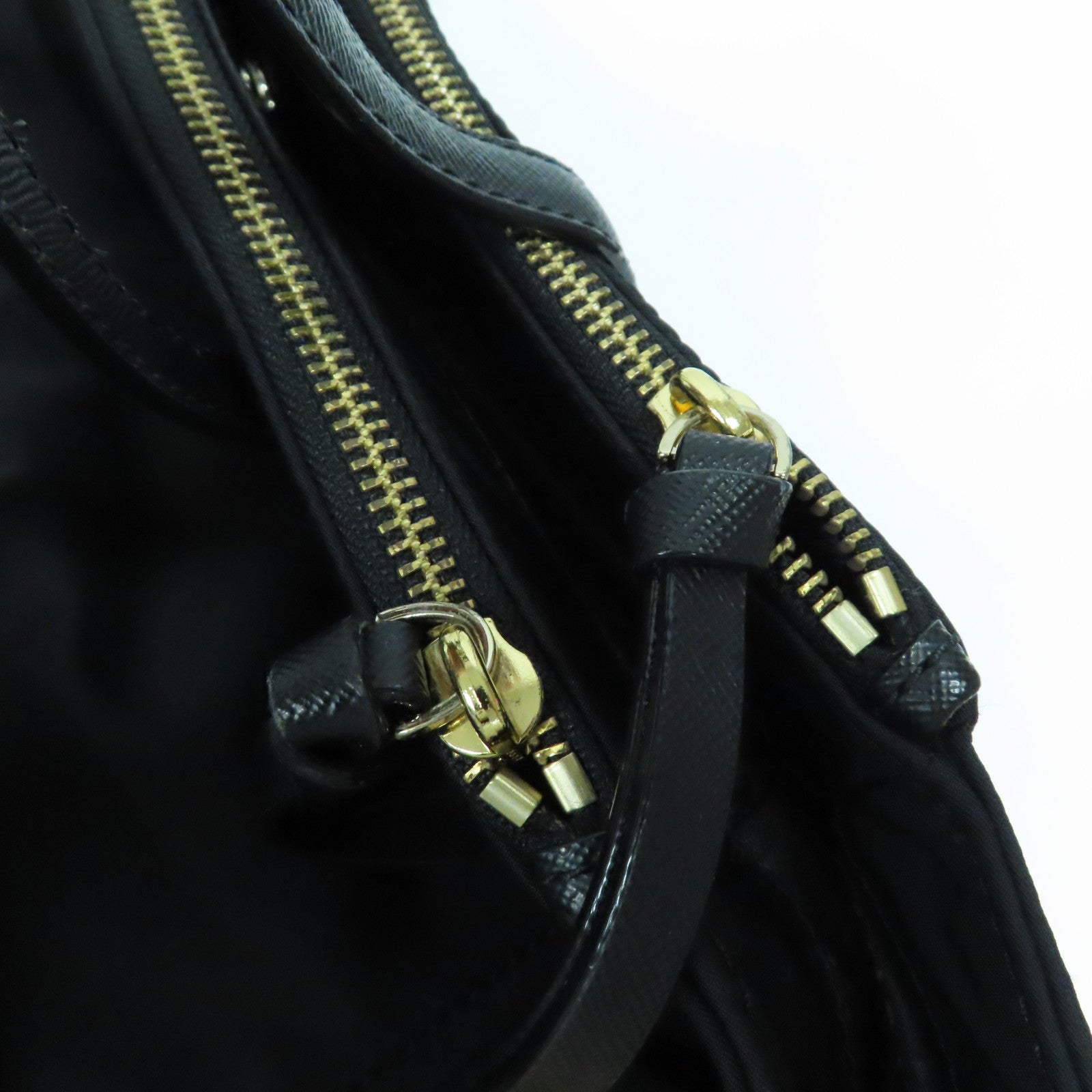 Kate Spade 尼龍Tote Bag金扣肩背袋黑色