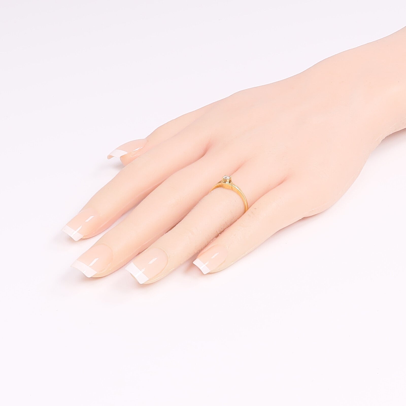 JEWELRY 【激減優惠】18K黃金Diamond Ring鑽石戒指US#6