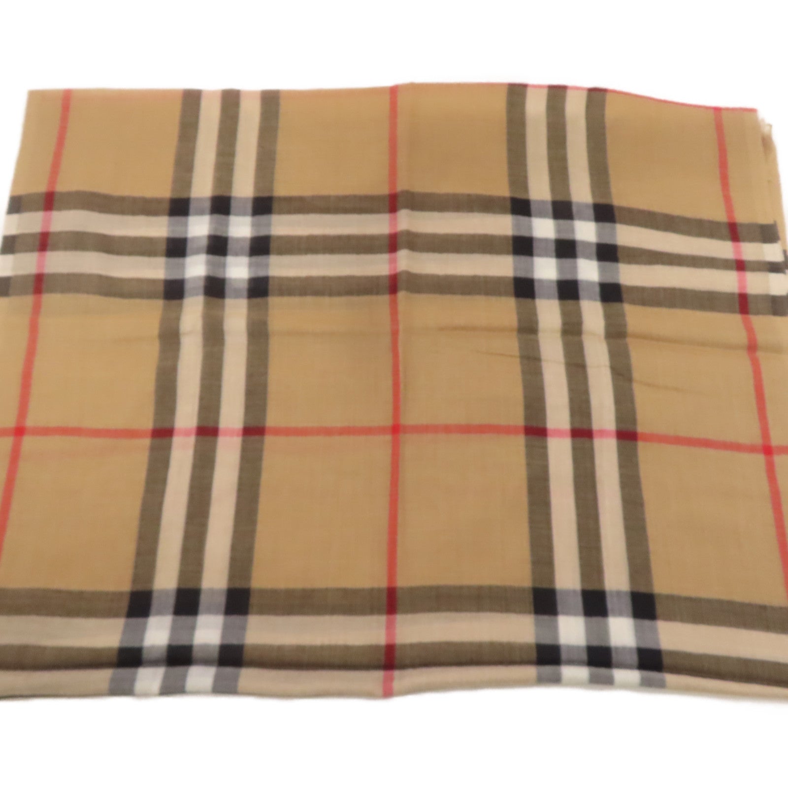 BURBERRY 羊毛/絲質Scarf 220x70cm圍巾米色