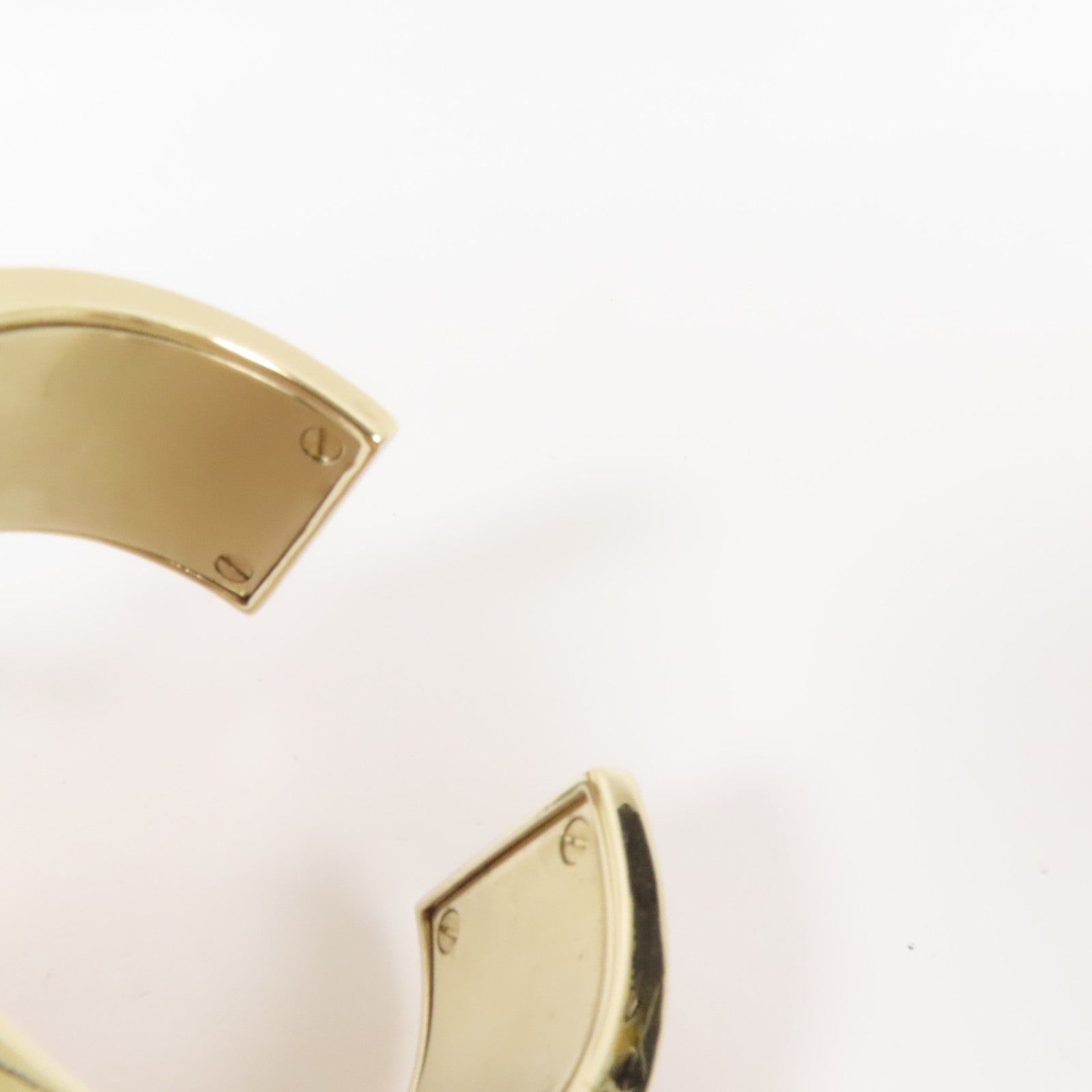 CHANEL 金屬/Tweed CoCo Mark Bangle手鐲