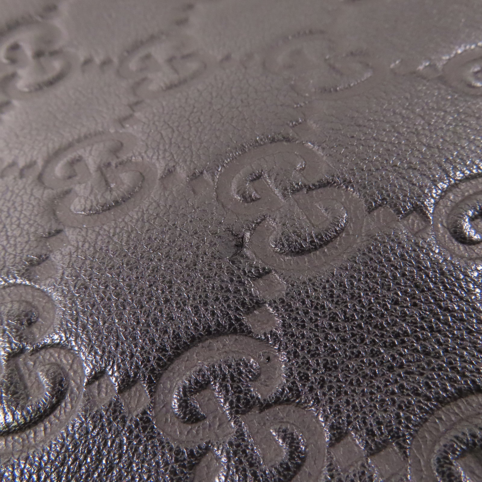 GUCCI 【激減優惠】牛皮皮革Shoulder Bag銀扣肩背袋