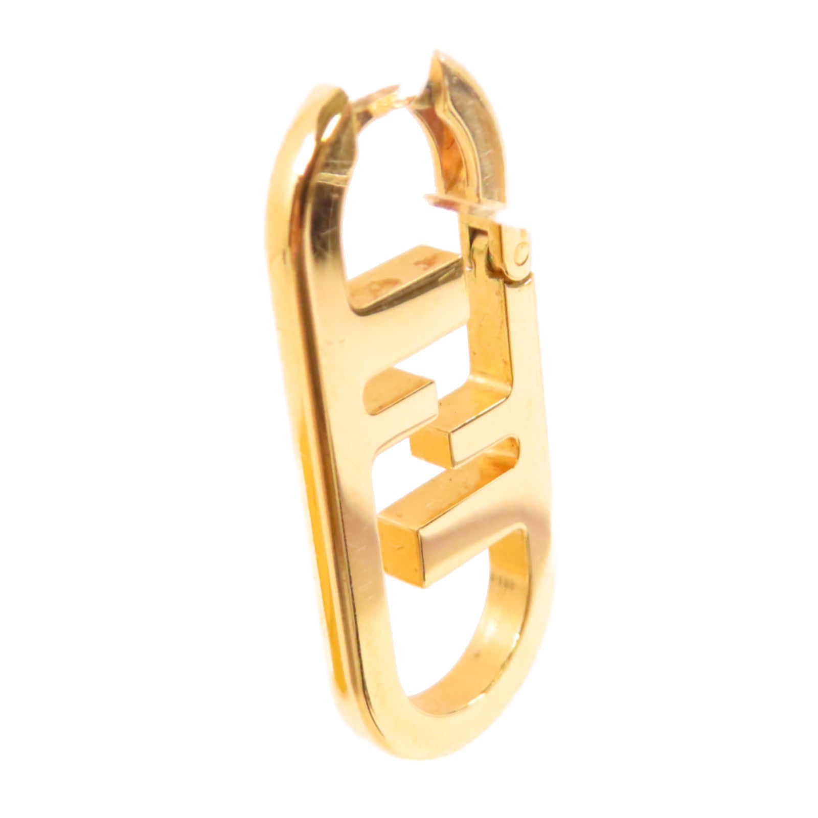 FENDI 金屬Small O'Lock Earrings金扣耳環