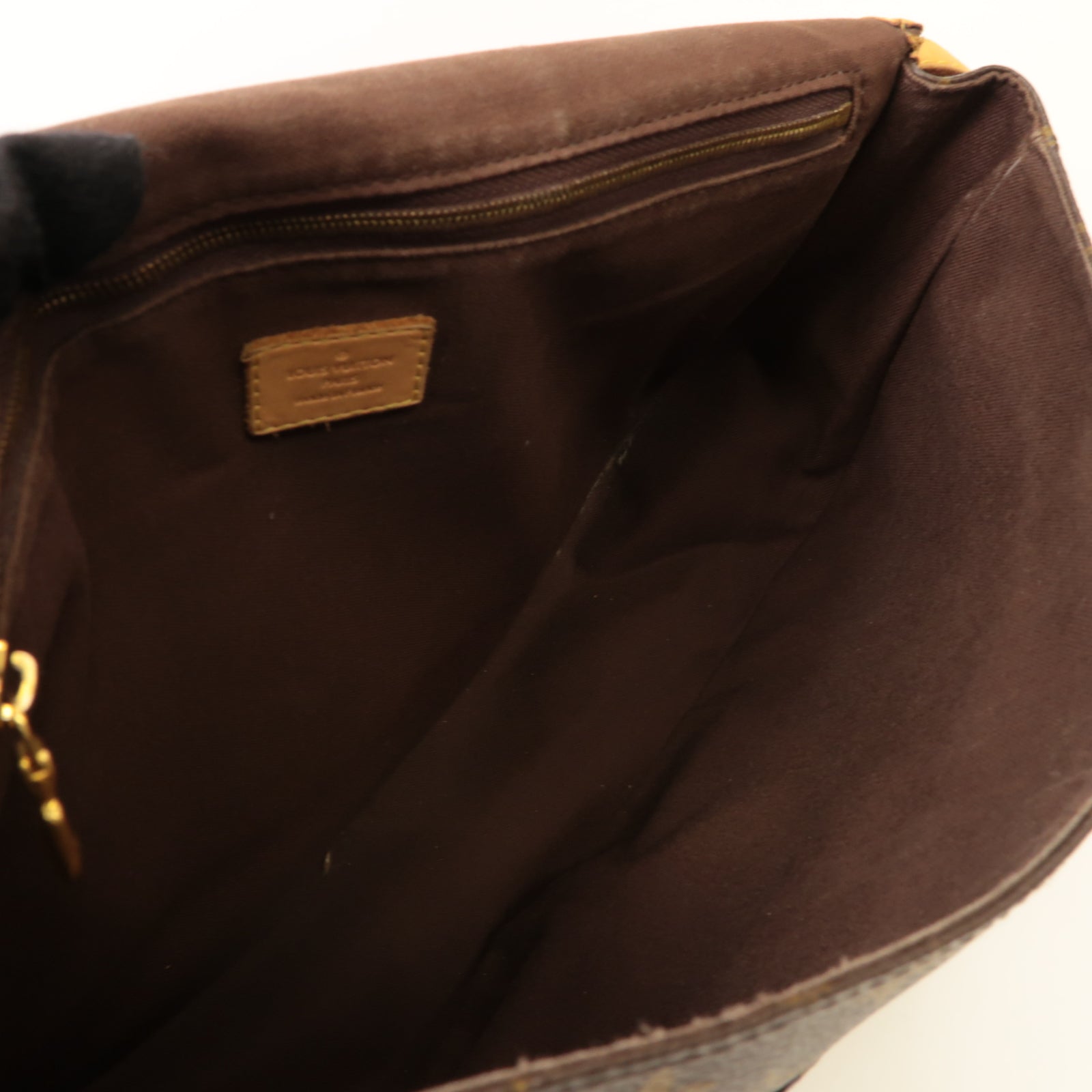 LOUIS VUITTON **【激減優惠】Monogram Menilmontant MM金扣肩背袋啡色