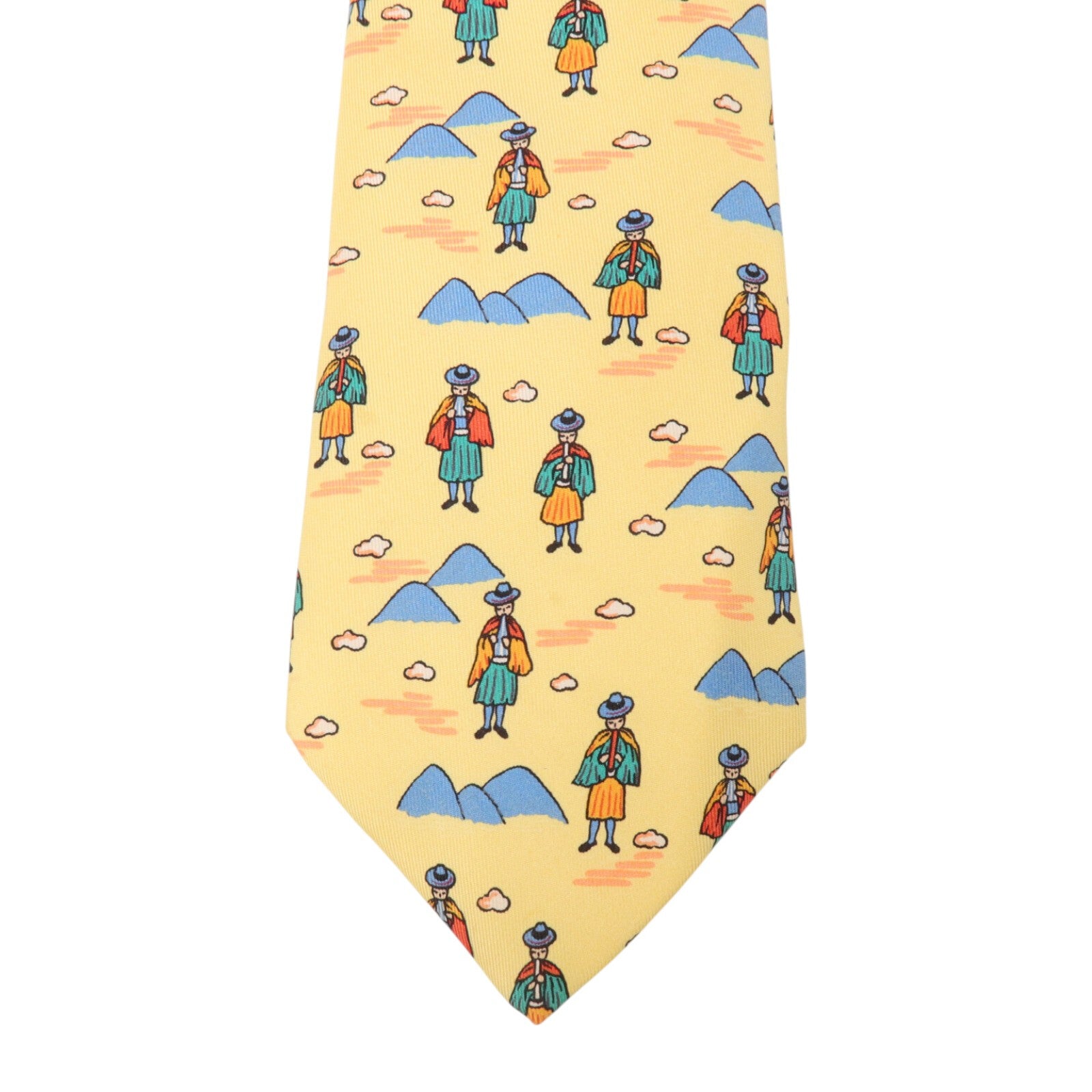 HERMES 絲質Tie領帶