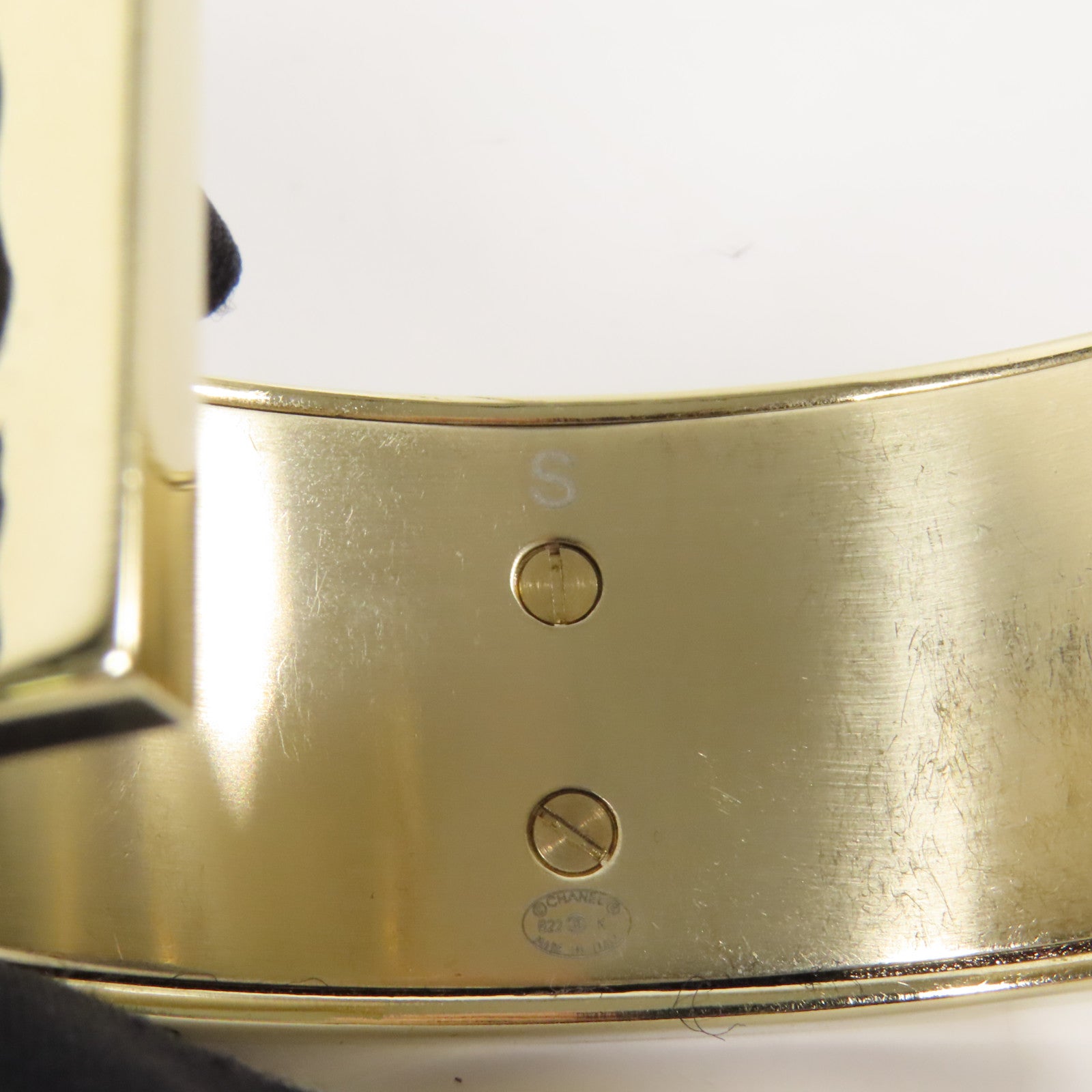 CHANEL 【激減優惠】金屬/Tweed CoCo Mark Bangle手鐲