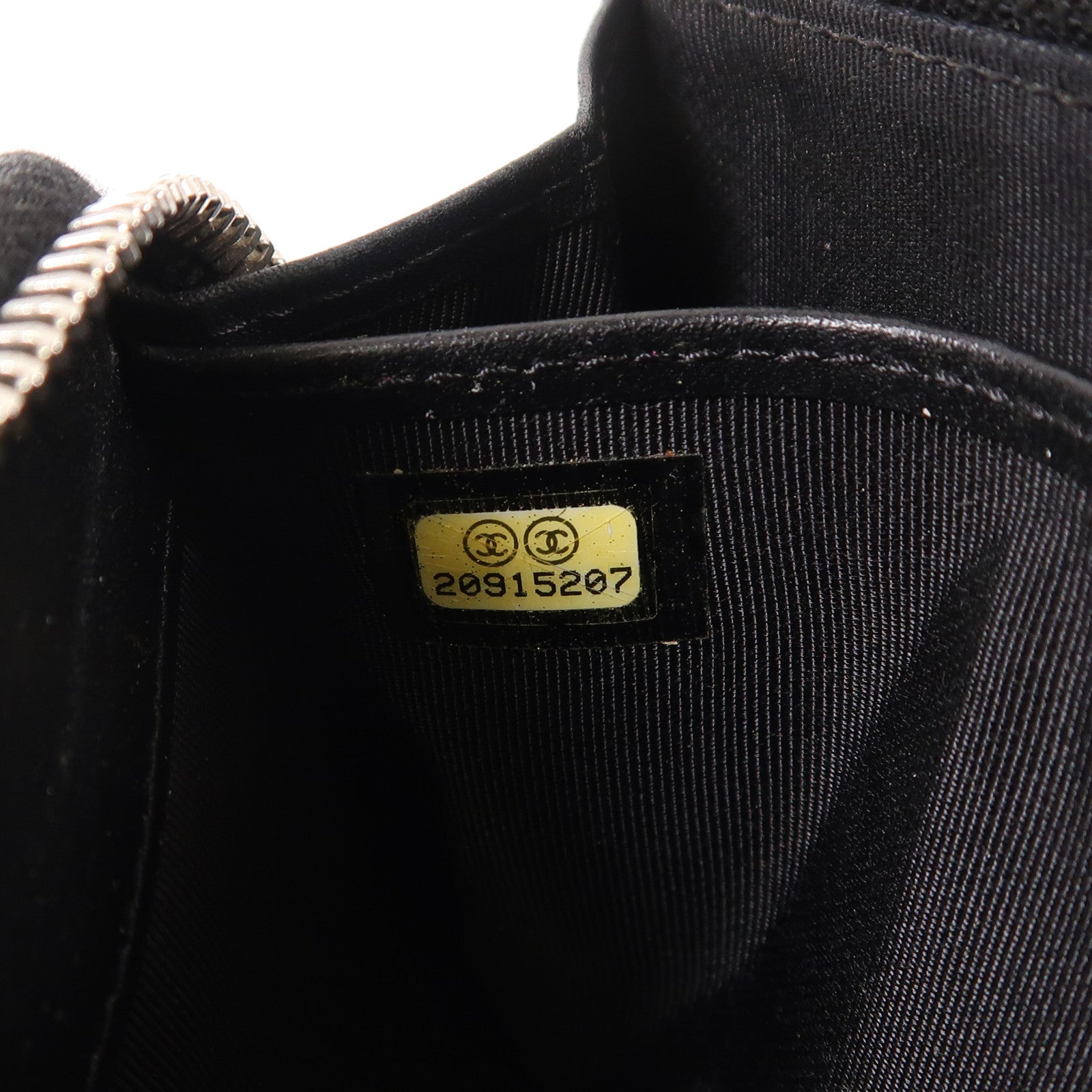 CHANEL 牛皮皮革Long Wallet銀扣長錢包