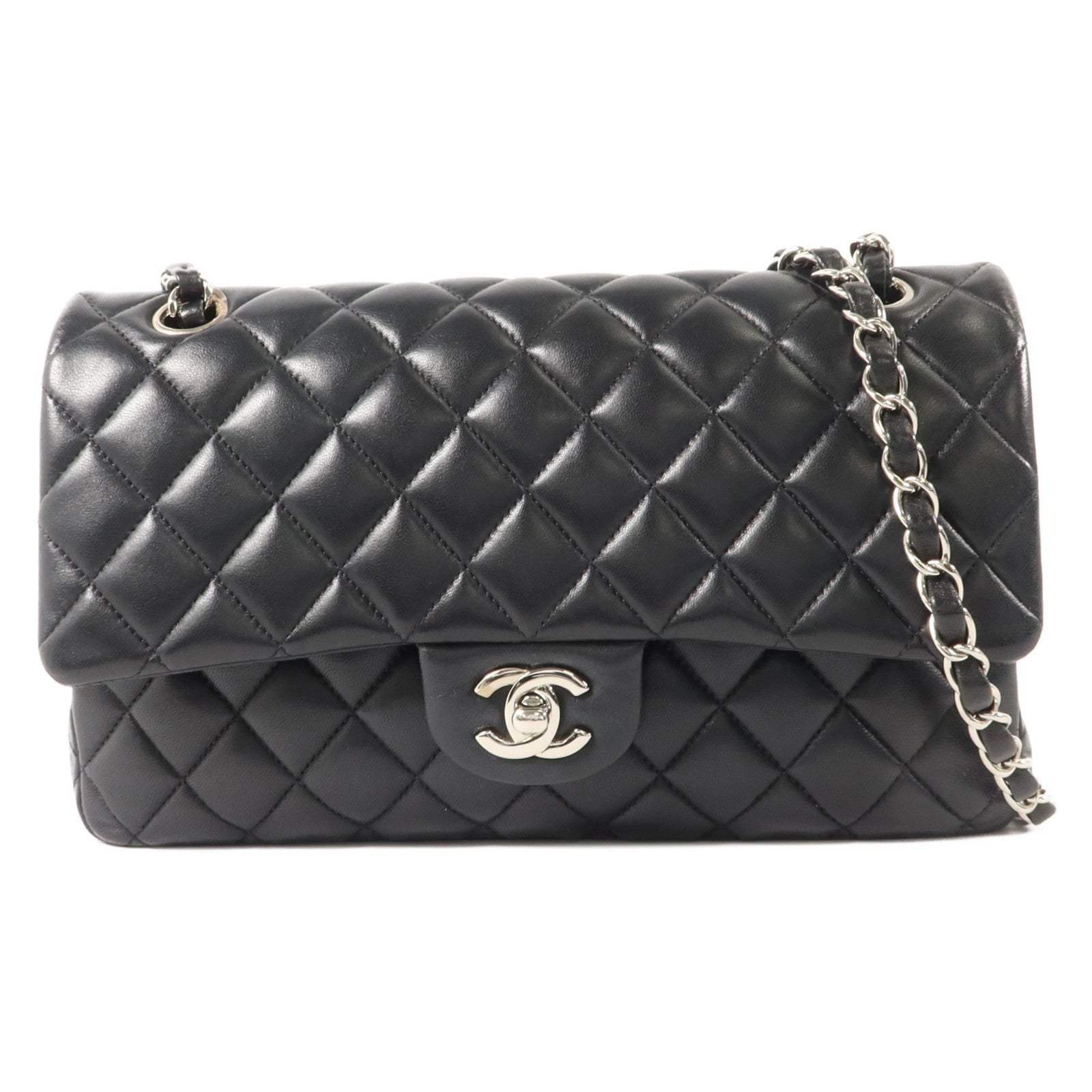 CHANEL 羊皮皮革Classic 25鏈帶肩背袋