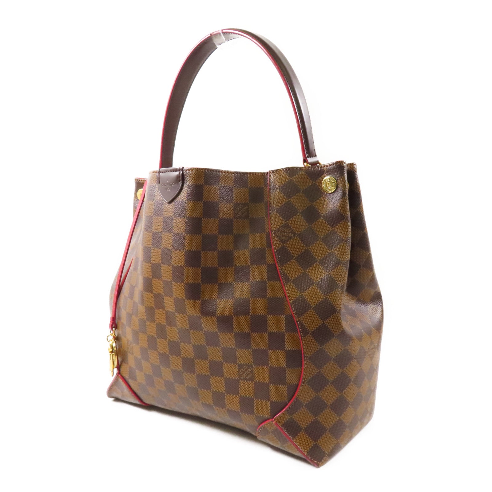 LOUIS VUITTON Damier Caissa Hobo金扣手挽袋