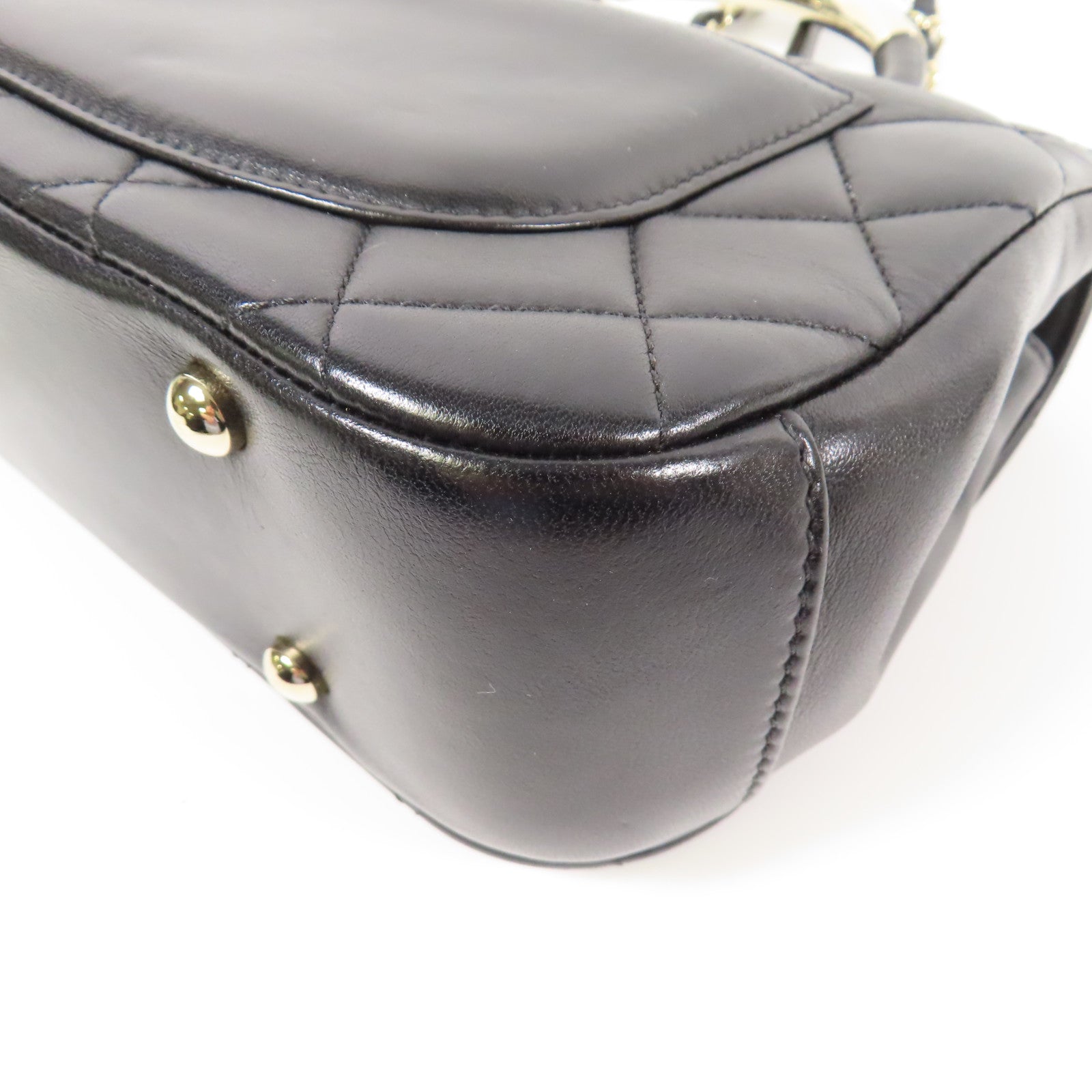 CHANEL 【激減優惠】牛皮皮革Shoulder Bag金扣鏈帶肩背袋