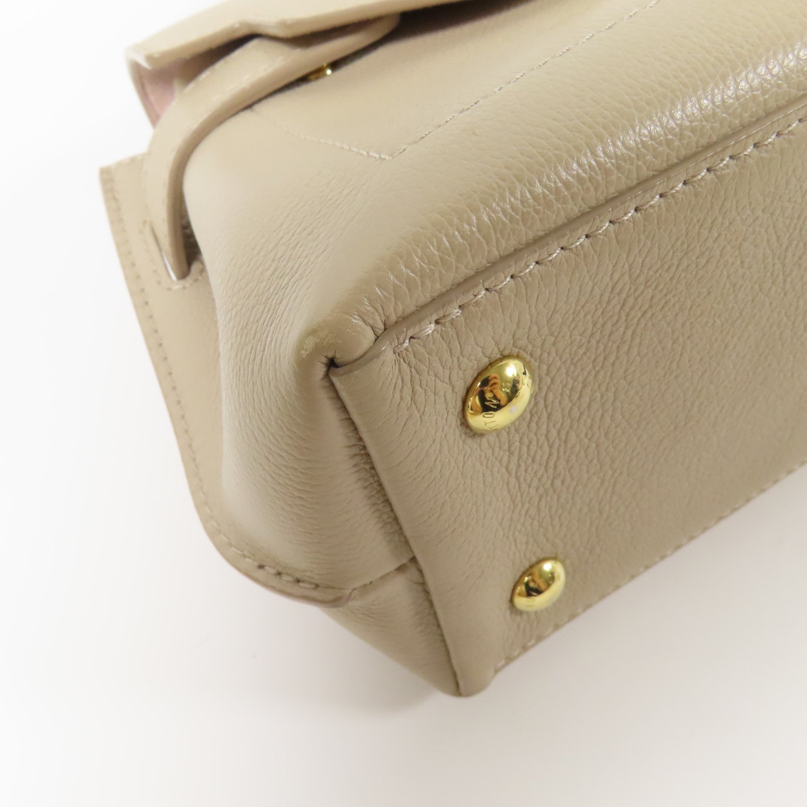 LOUIS VUITTON 牛皮皮革Lockme Ever Mini金扣手挽肩背兩用袋