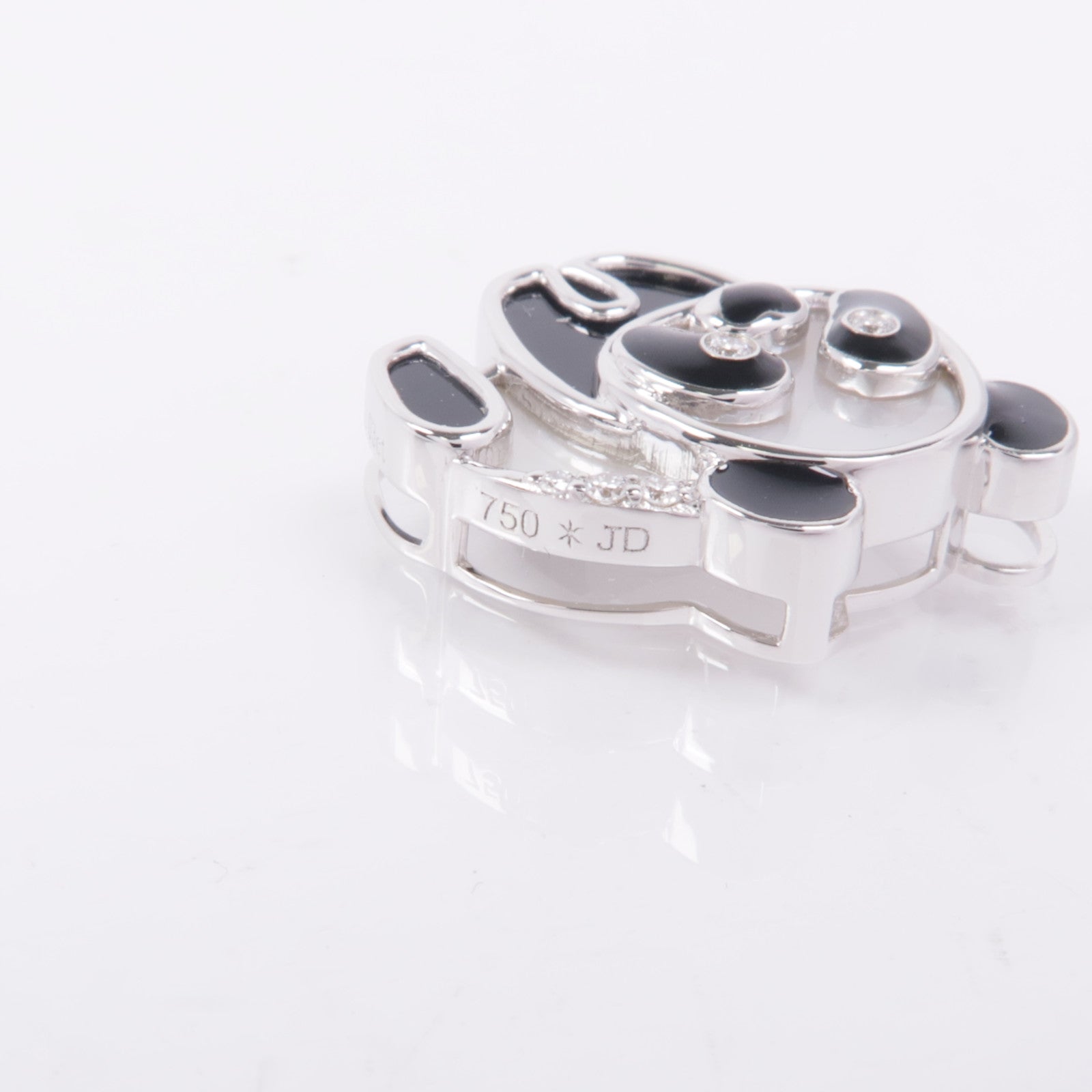 JEWELRY 18K白金/珍珠母貝Diamond Pendant Top鑽石吊墜