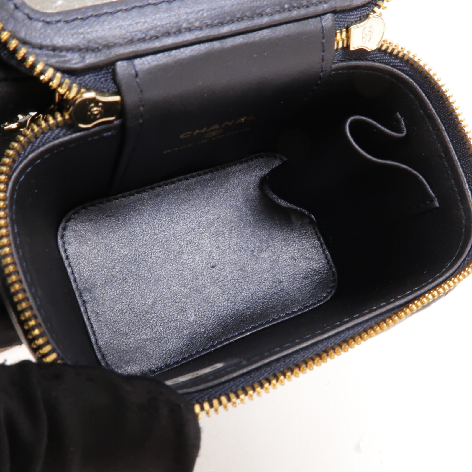 CHANEL 羊皮皮革Vanity Case With Top Handle手挽肩背兩用袋