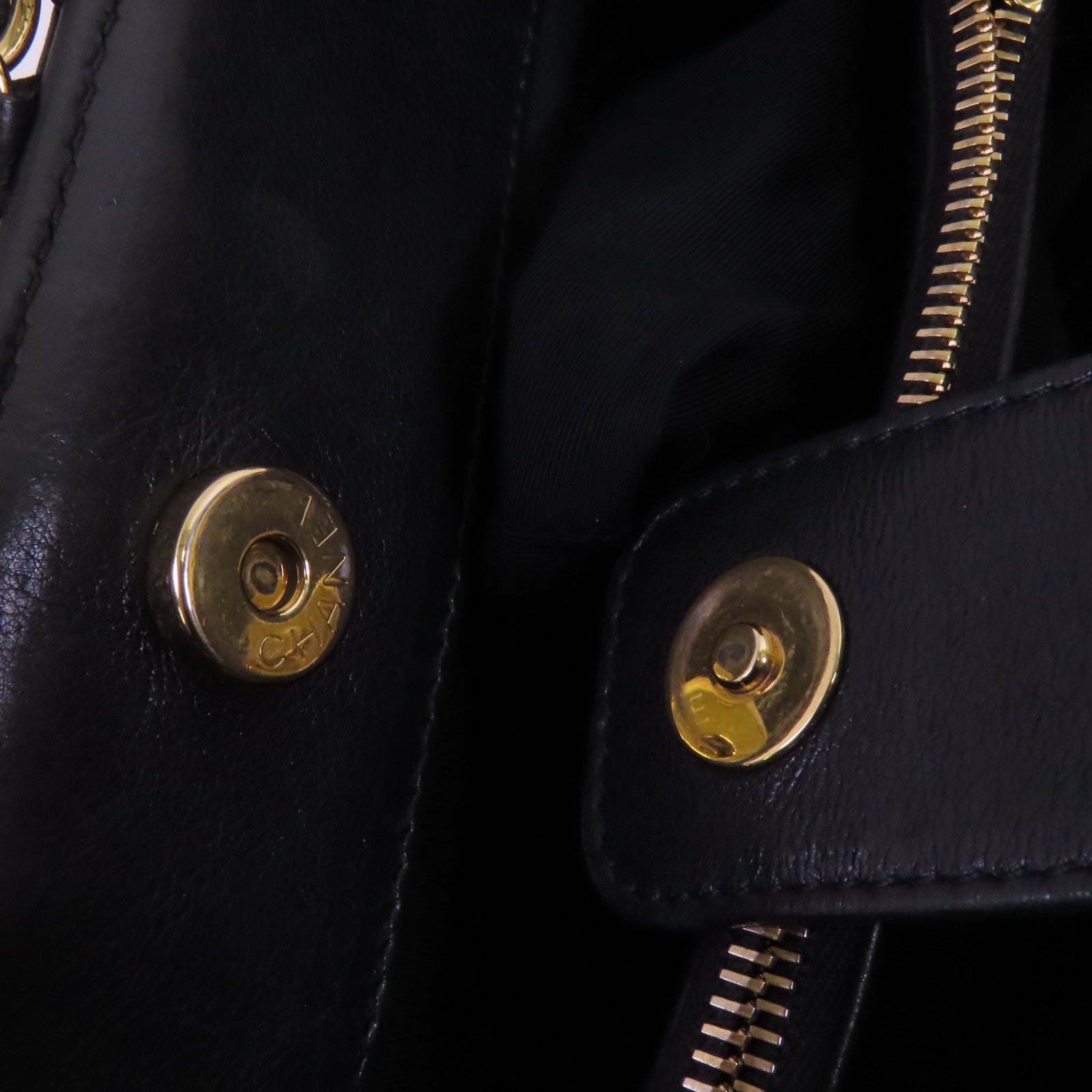 CHANEL 牛皮皮革Chain Around Tote金扣鏈帶肩背袋