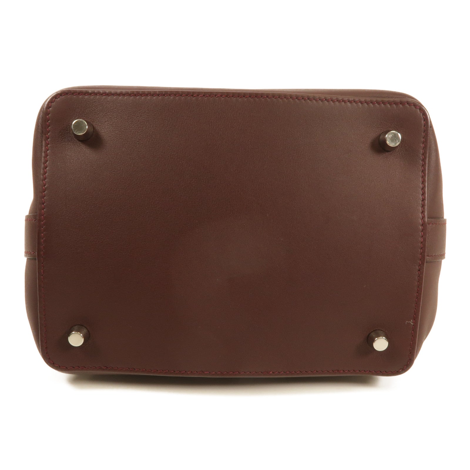 HERMES Swift皮革Tool Box 20手挽肩背兩用袋Prune