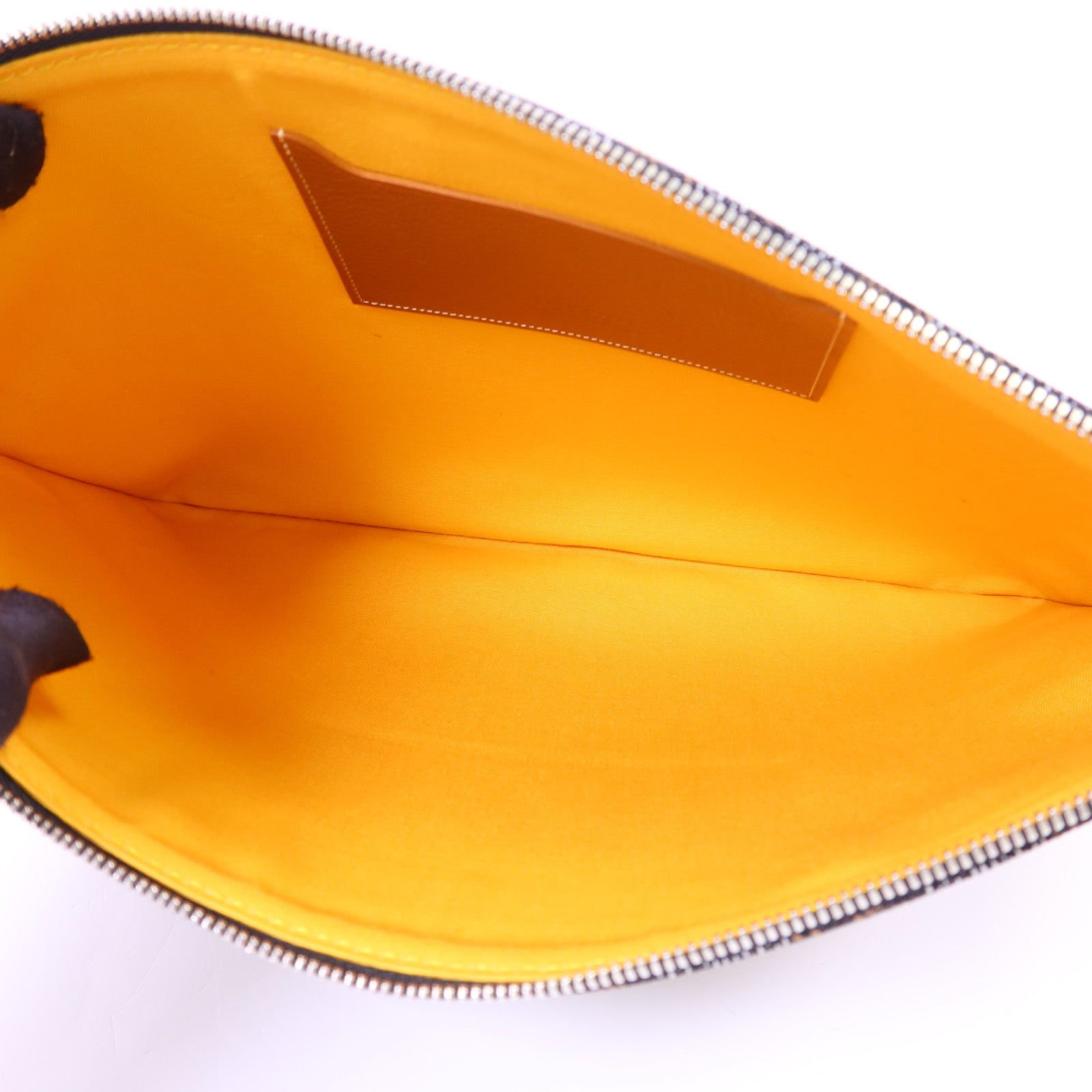 GOYARD 塗層帆布Pouch銀扣手拿包