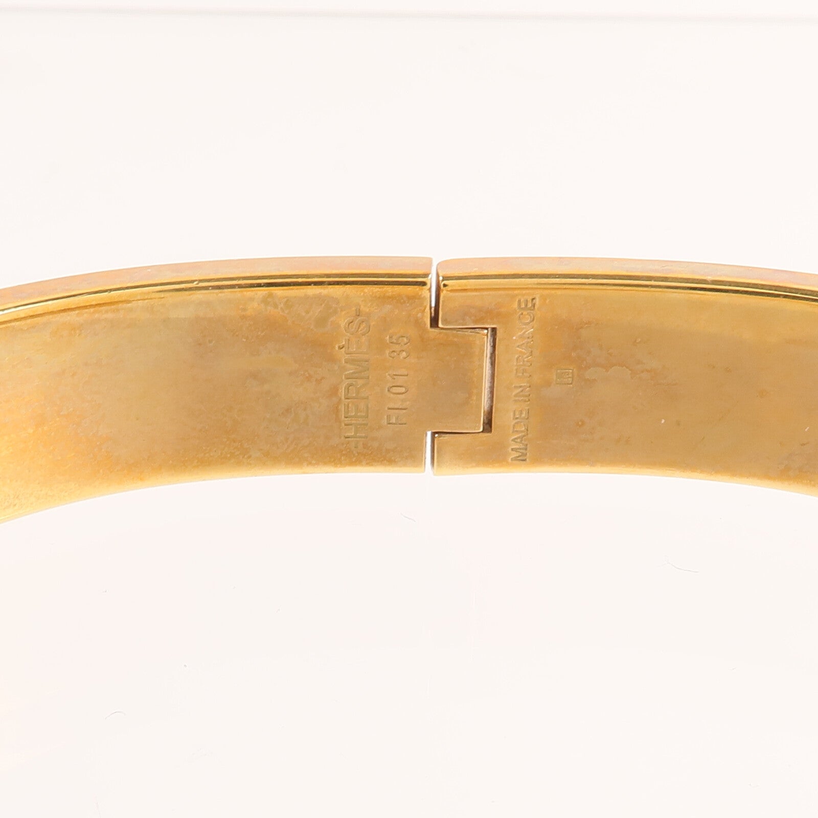 HERMES 金屬/琺瑯Clic H Bracelet手鐲