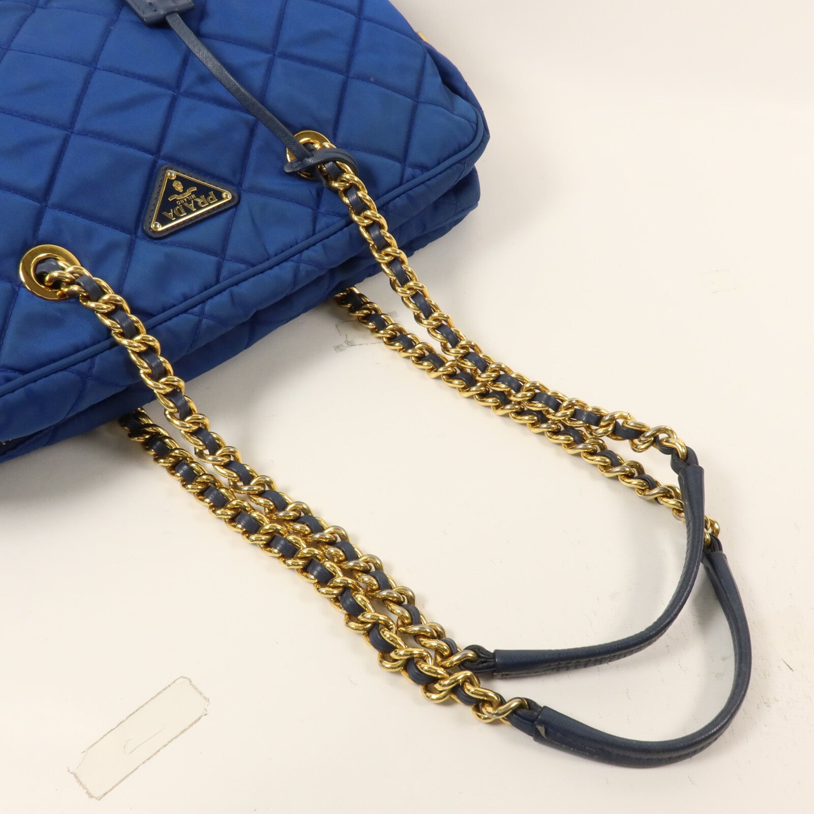 PRADA 尼龍Chain Shoulder鏈帶肩背袋