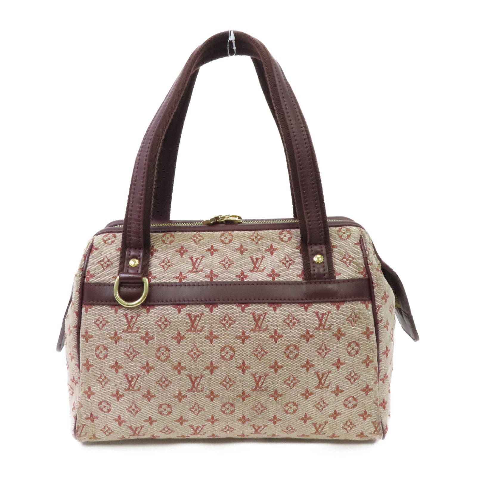 LOUIS VUITTON 【激減優惠】Monogram Mini Josephine PM金扣手挽袋紅色