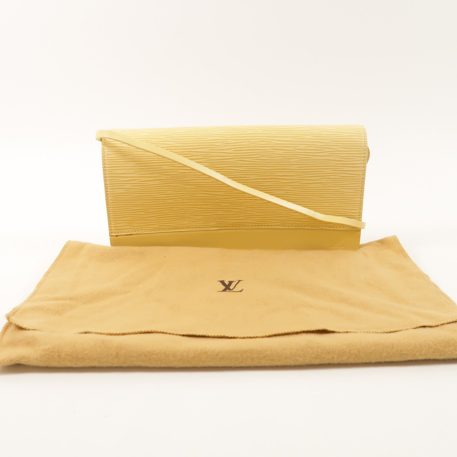 LOUIS VUITTON Epi Honfleur Clutch金扣肩背袋