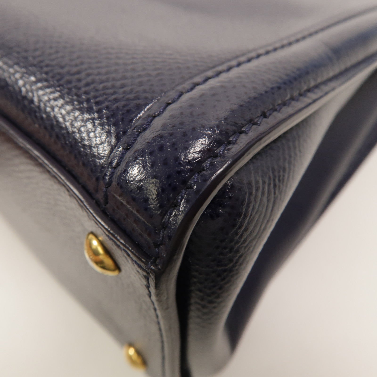 Salvatore Ferragamo 牛皮皮革2 Way Shoulder鏈帶手挽肩背兩用袋