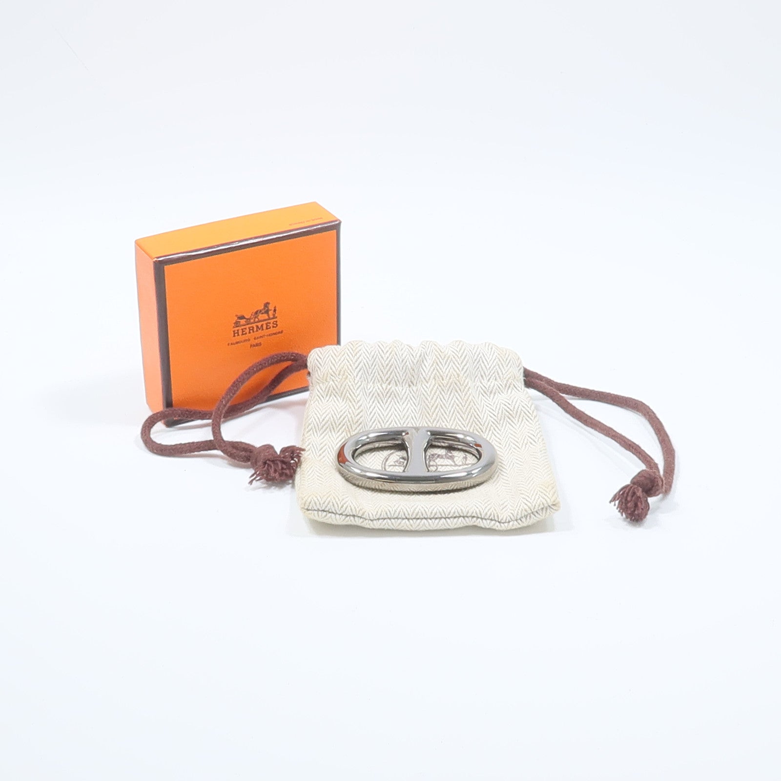 HERMES 金屬Chaine d Ancre Scarf Ring圍巾戒指