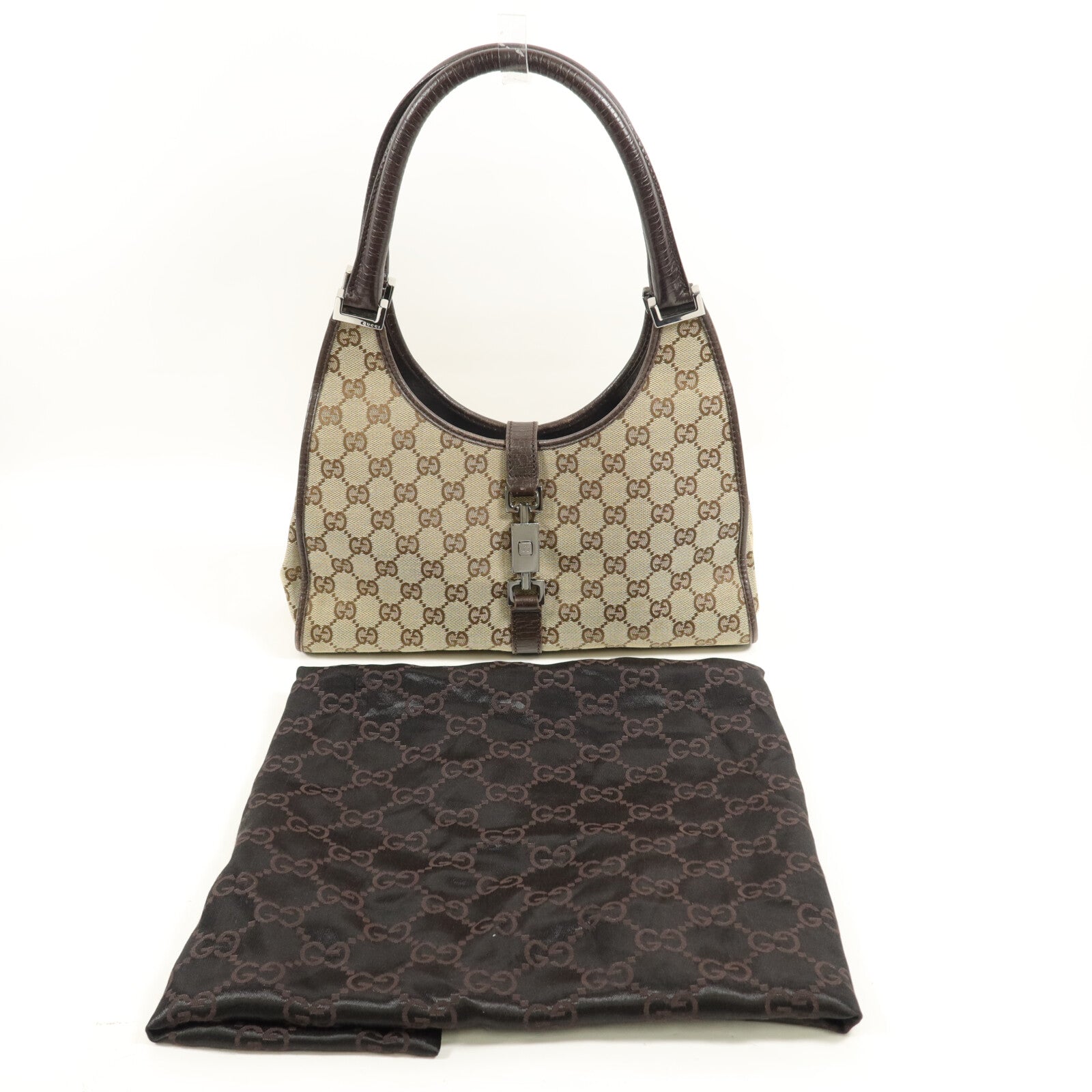 GUCCI 帆布Jackie肩背袋