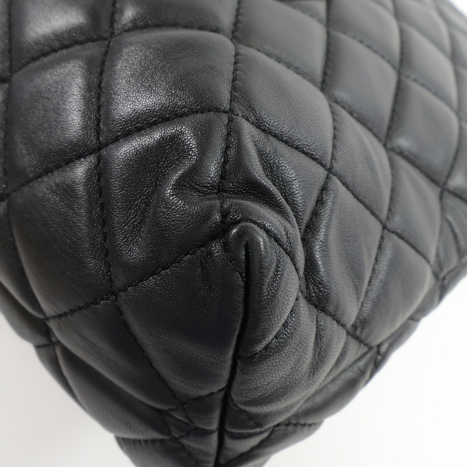 CHANEL 羊皮皮革Tote Bag鏈帶手挽袋