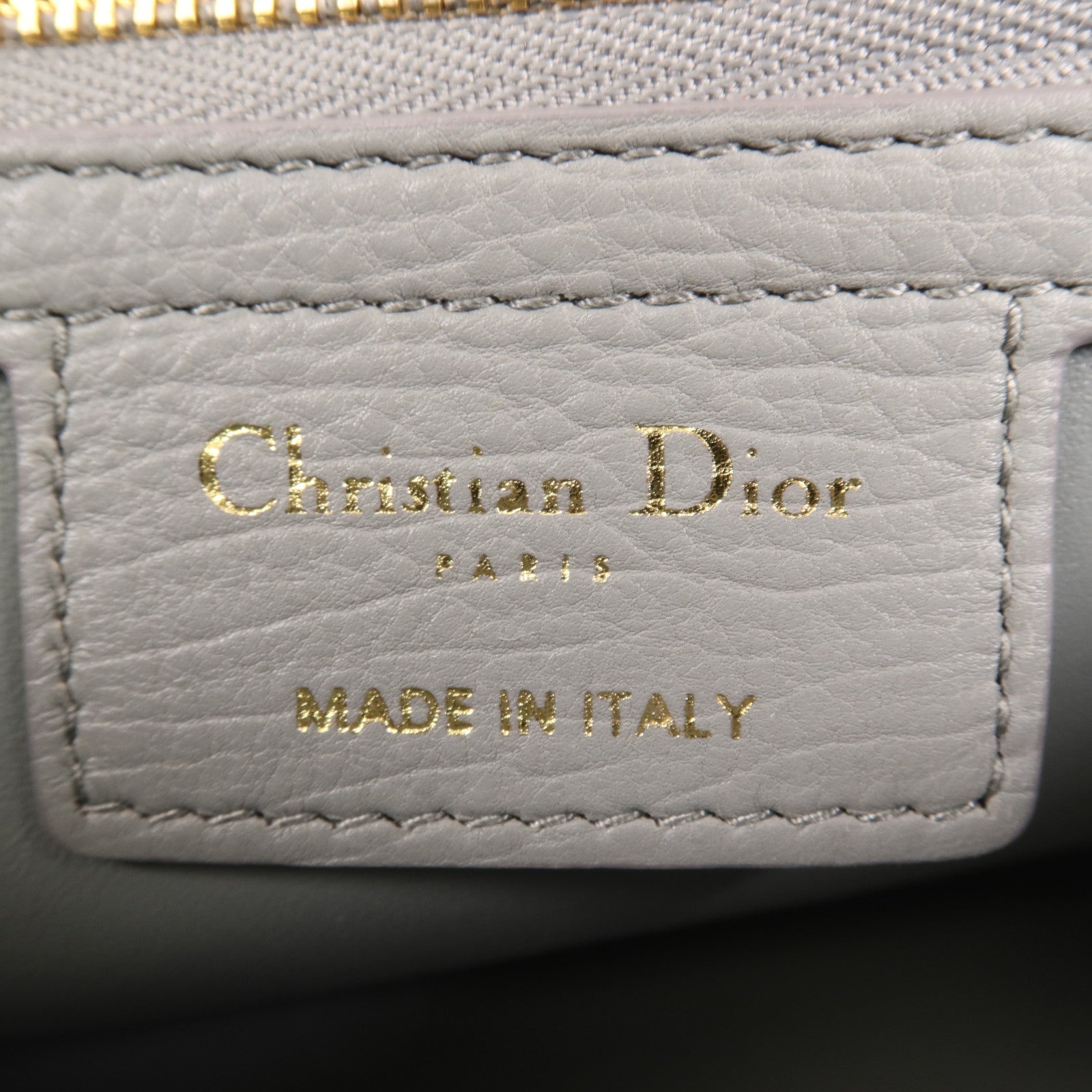 Dior 牛皮皮革Dior Caro Mendium金扣鏈帶肩背袋