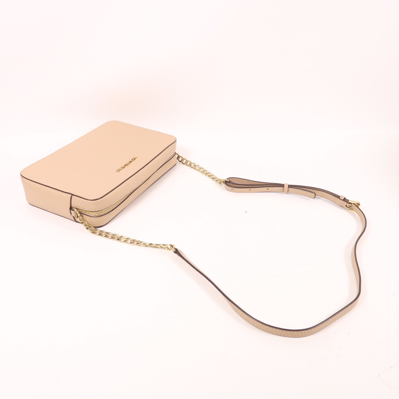 Michael Kors GHW Shoulder Bag Calfskin Leather