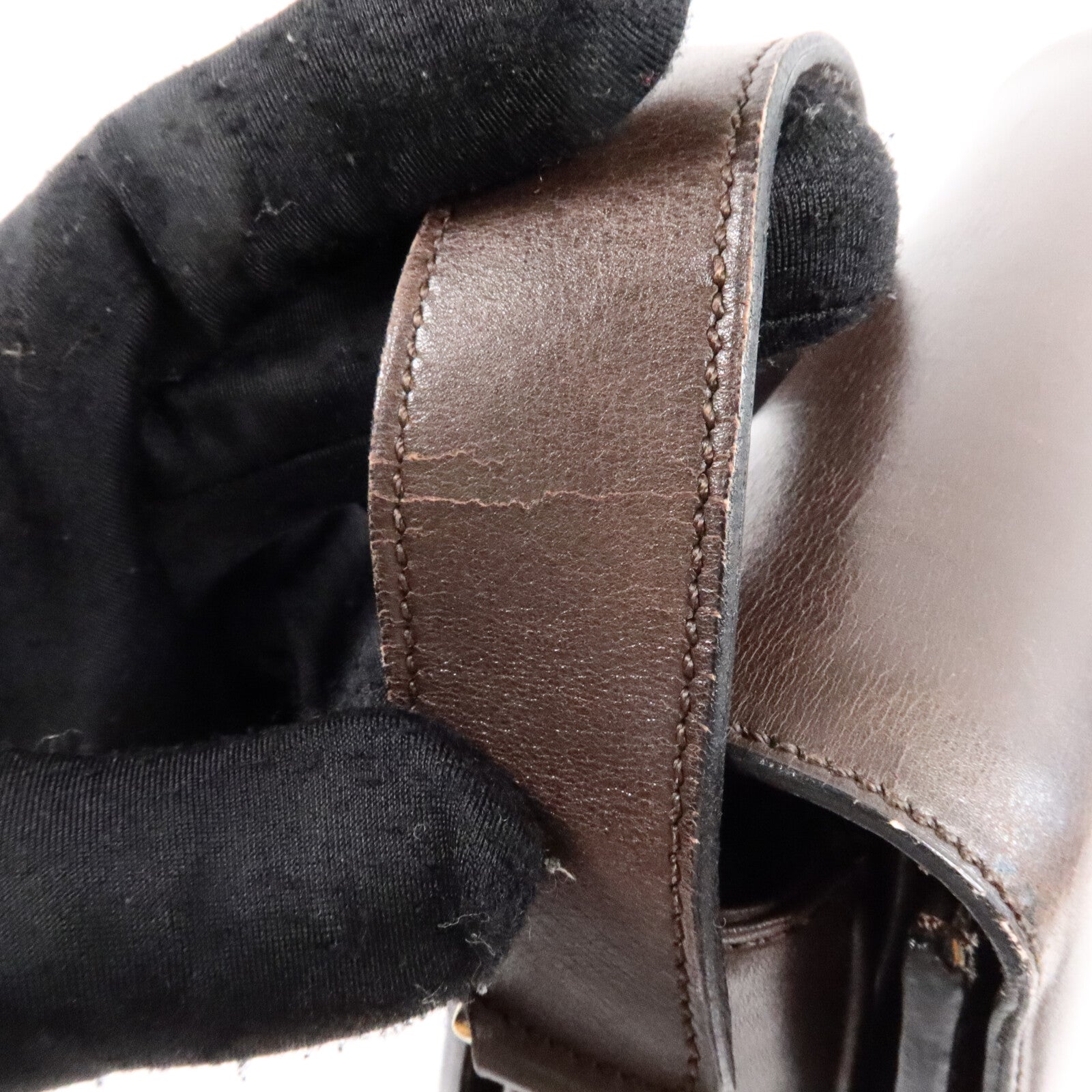 CELINE 牛皮皮革Vintage Shoulder Bag肩背袋