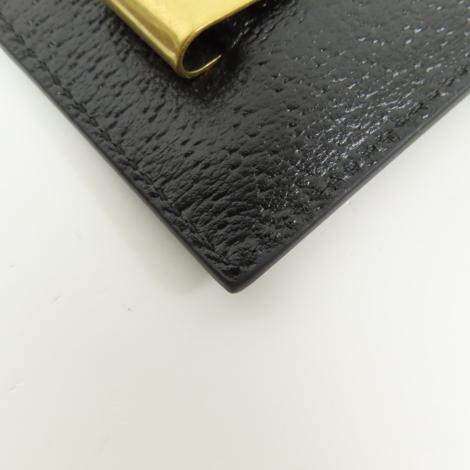 GUCCI GHW GG Marmont Card Case 436022 DJ20T 1000 Calfskin