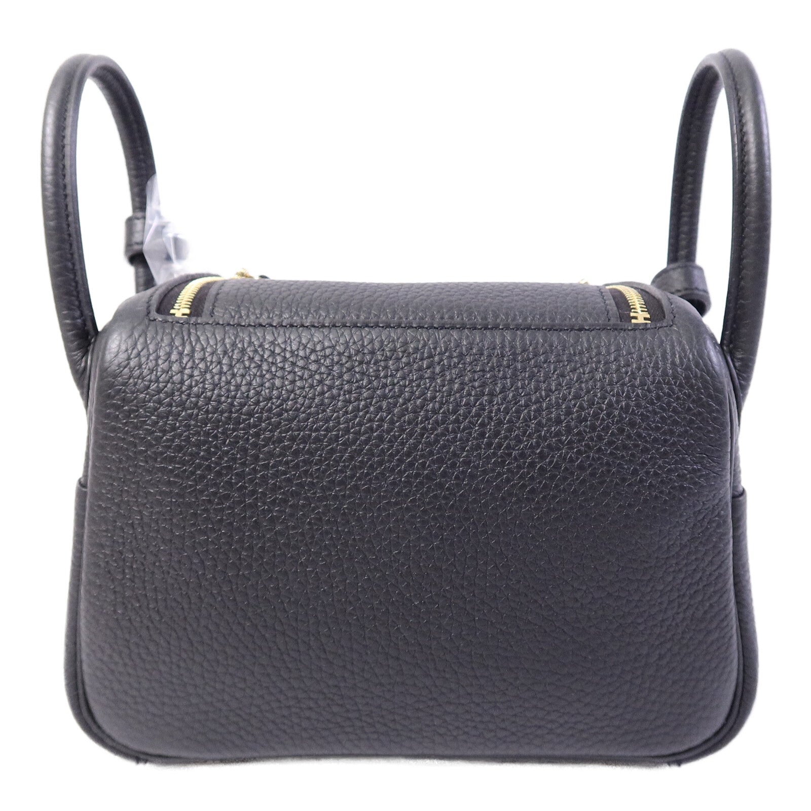 HERMES Clemence皮革Mini LindyII肩背袋