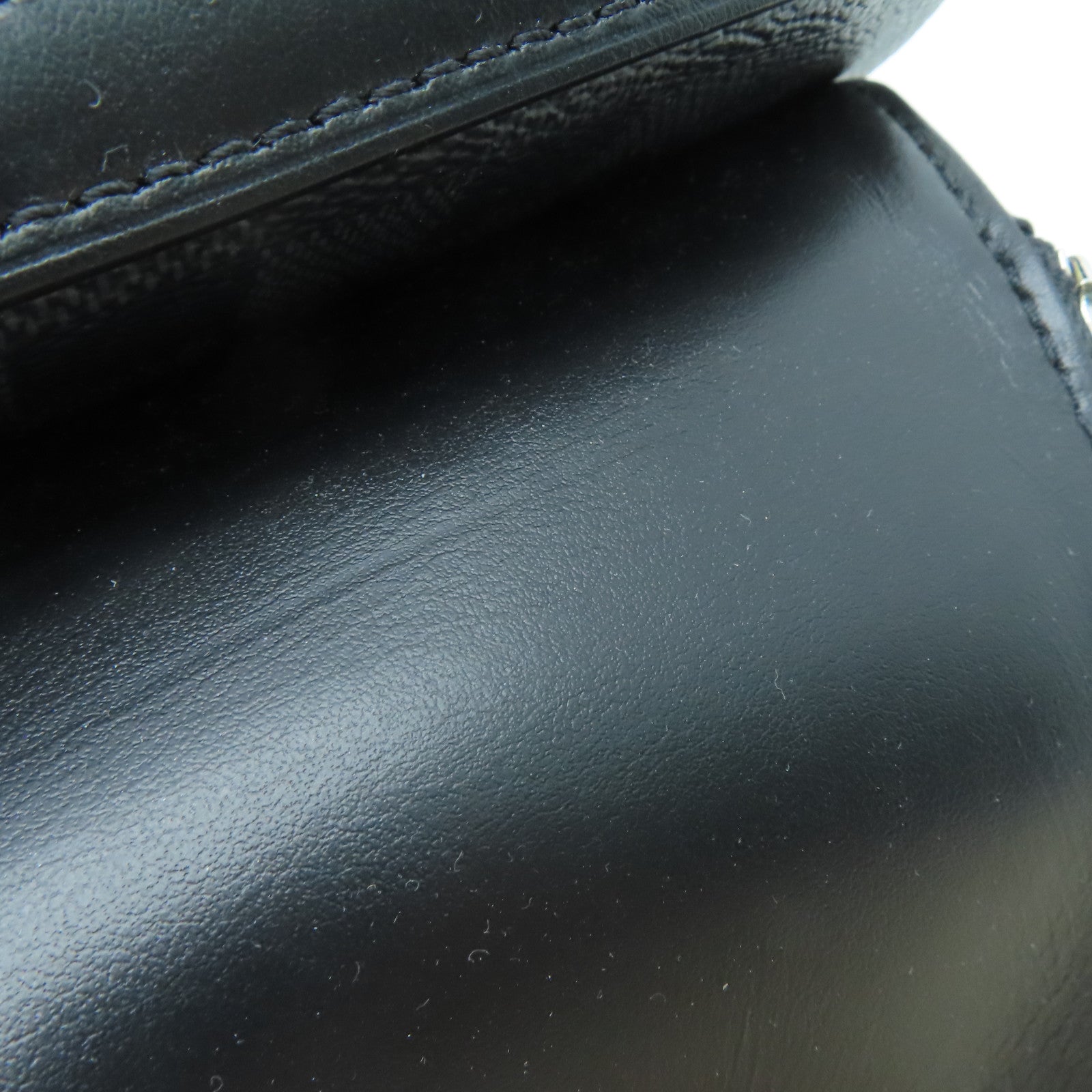 LOUIS VUITTON Damier Avenue Shoulder Bag银扣肩背袋黑色