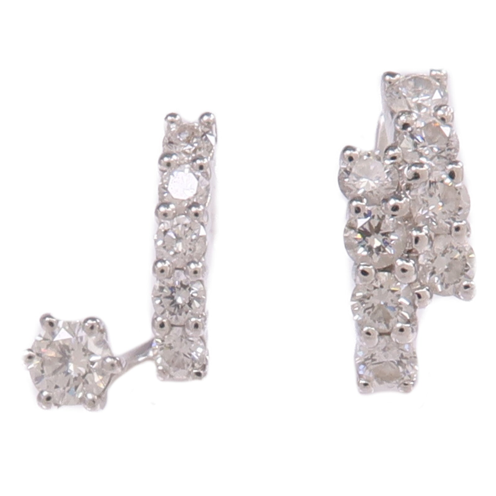 JEWELRY 18K白金Diamond Earrings鑽石耳環