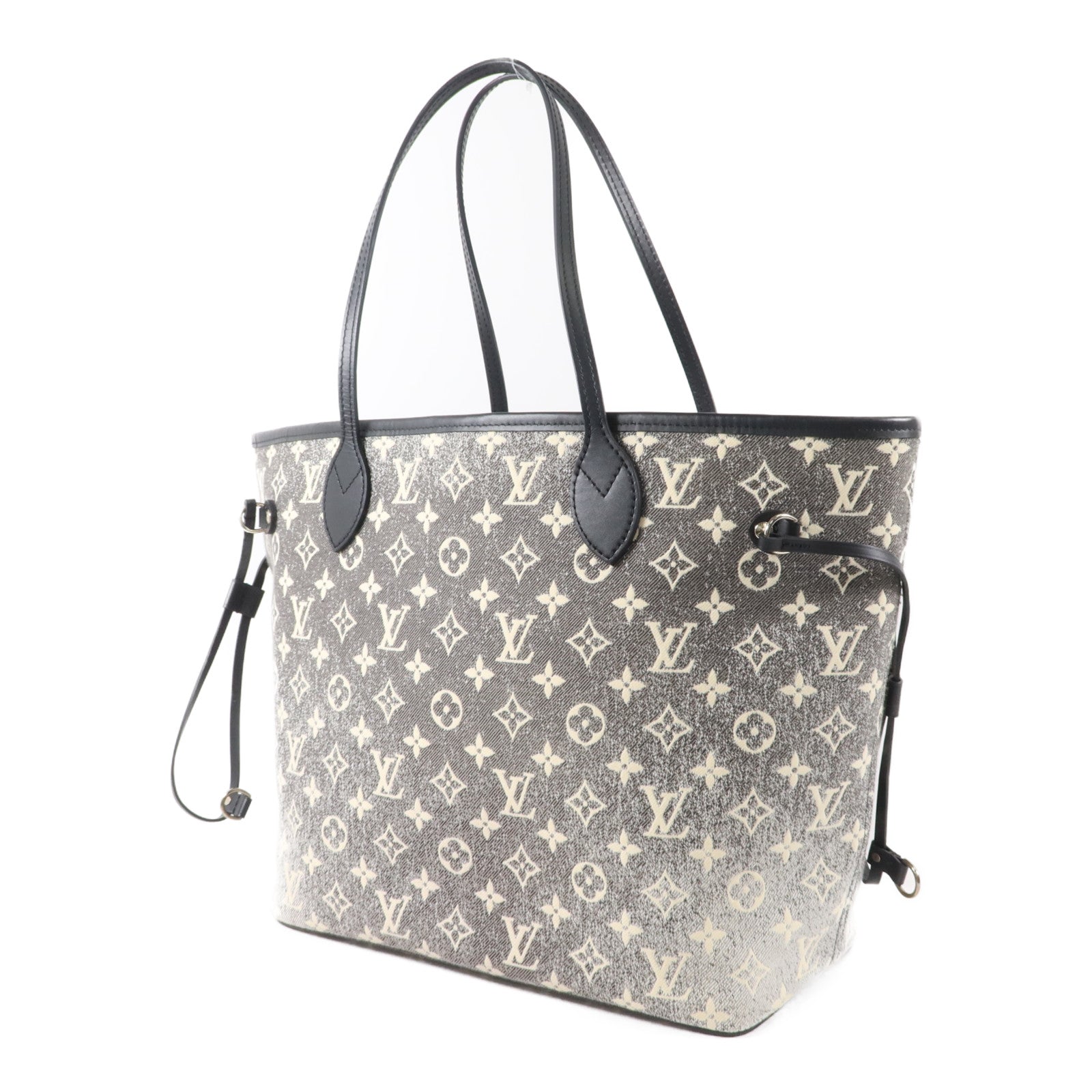 LOUIS VUITTON Monogram Denim Neverfull MM手挽袋