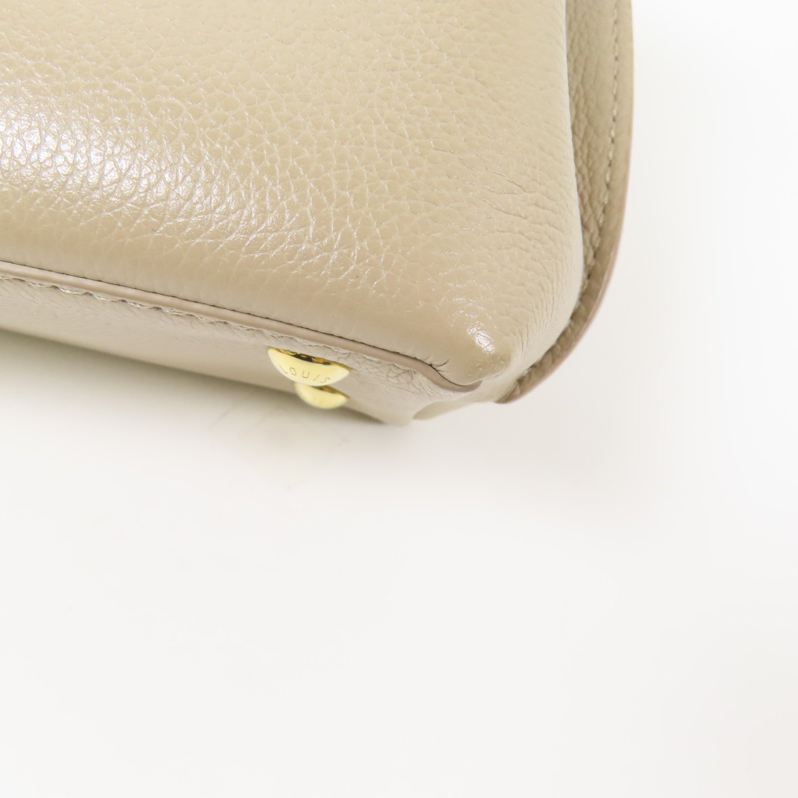 LOUIS VUITTON 牛皮皮革Lockme Ever Mini金扣手挽肩背兩用袋