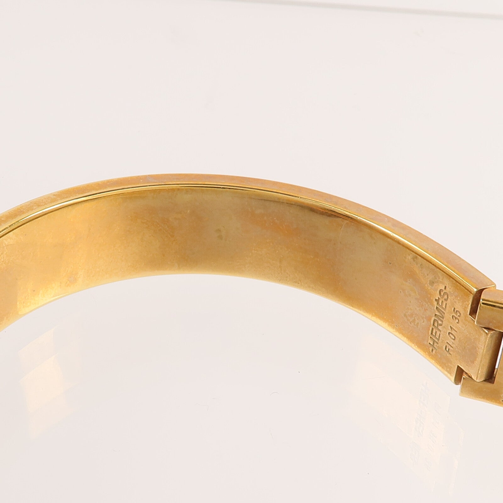 HERMES 金屬/琺瑯Clic H Bracelet手鐲