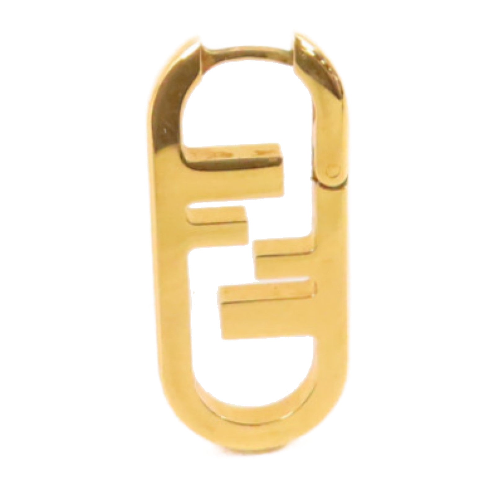 FENDI 金屬Small O'Lock Earrings金扣耳環