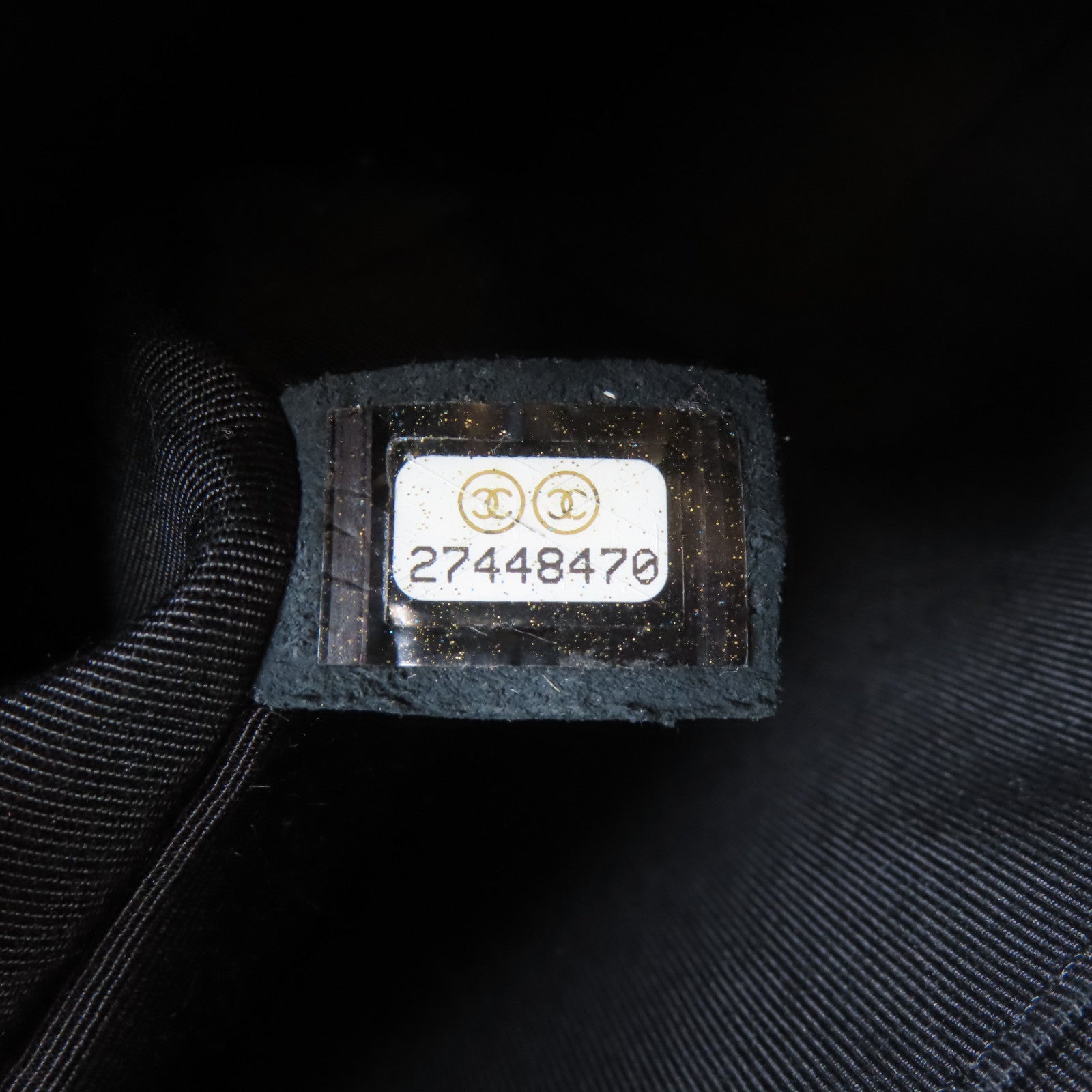 CHANEL 菱格羊皮皮革Chain Shoulder Bag金扣鏈帶肩背袋黑色