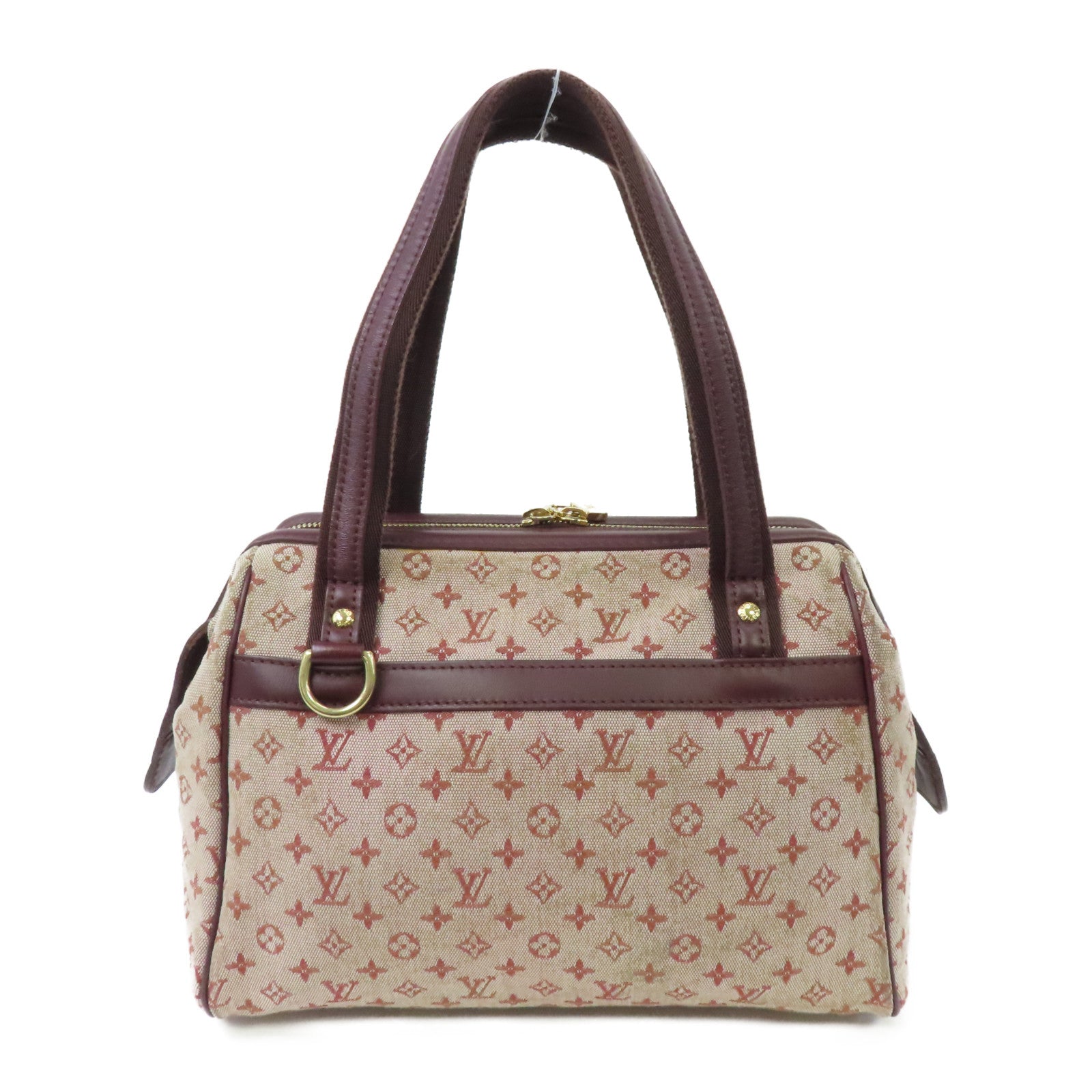 LOUIS VUITTON 【激減優惠】Monogram Mini Josephine PM金扣手挽袋紅色