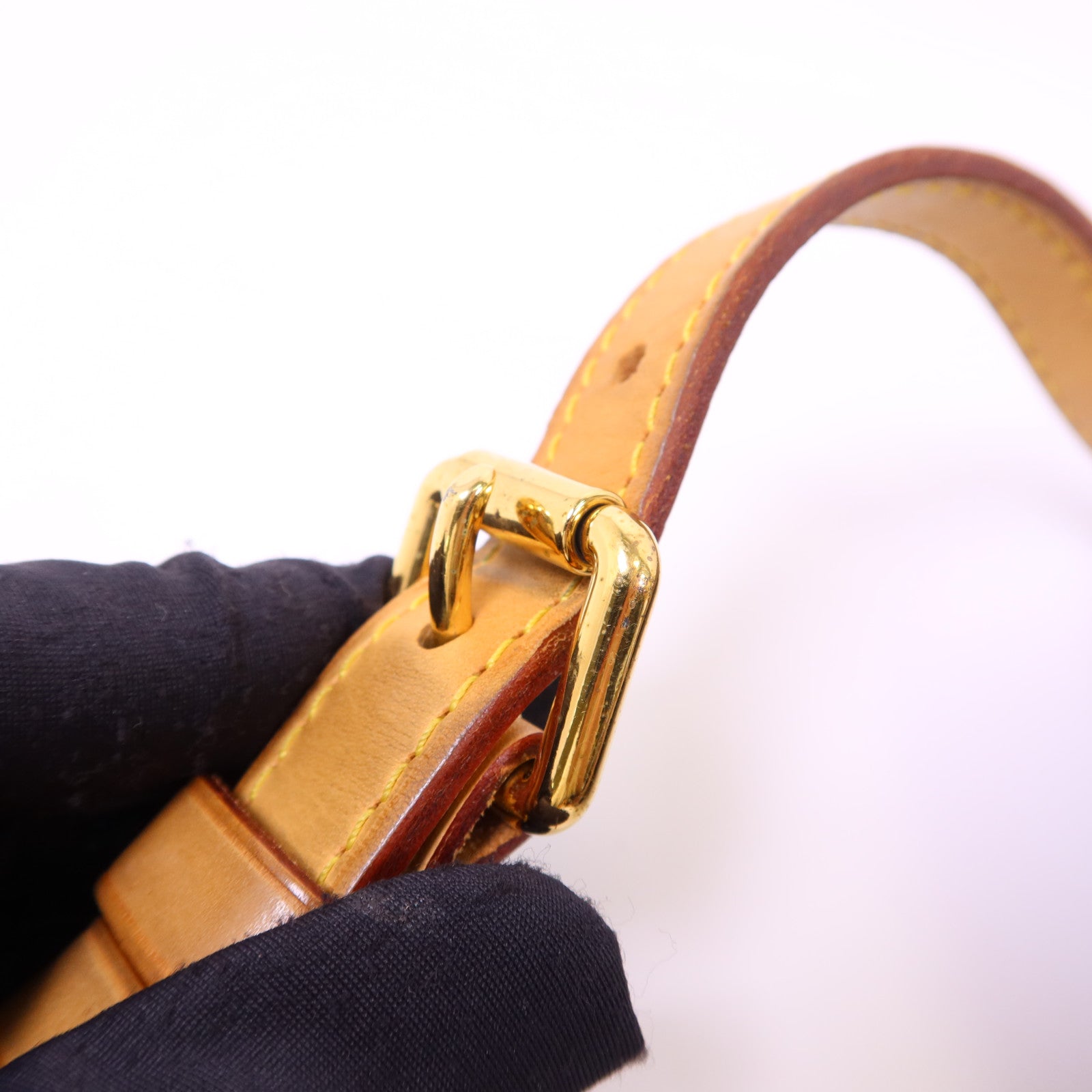 LOUIS VUITTON Monogram Menilmontant MM金扣肩背袋棕色