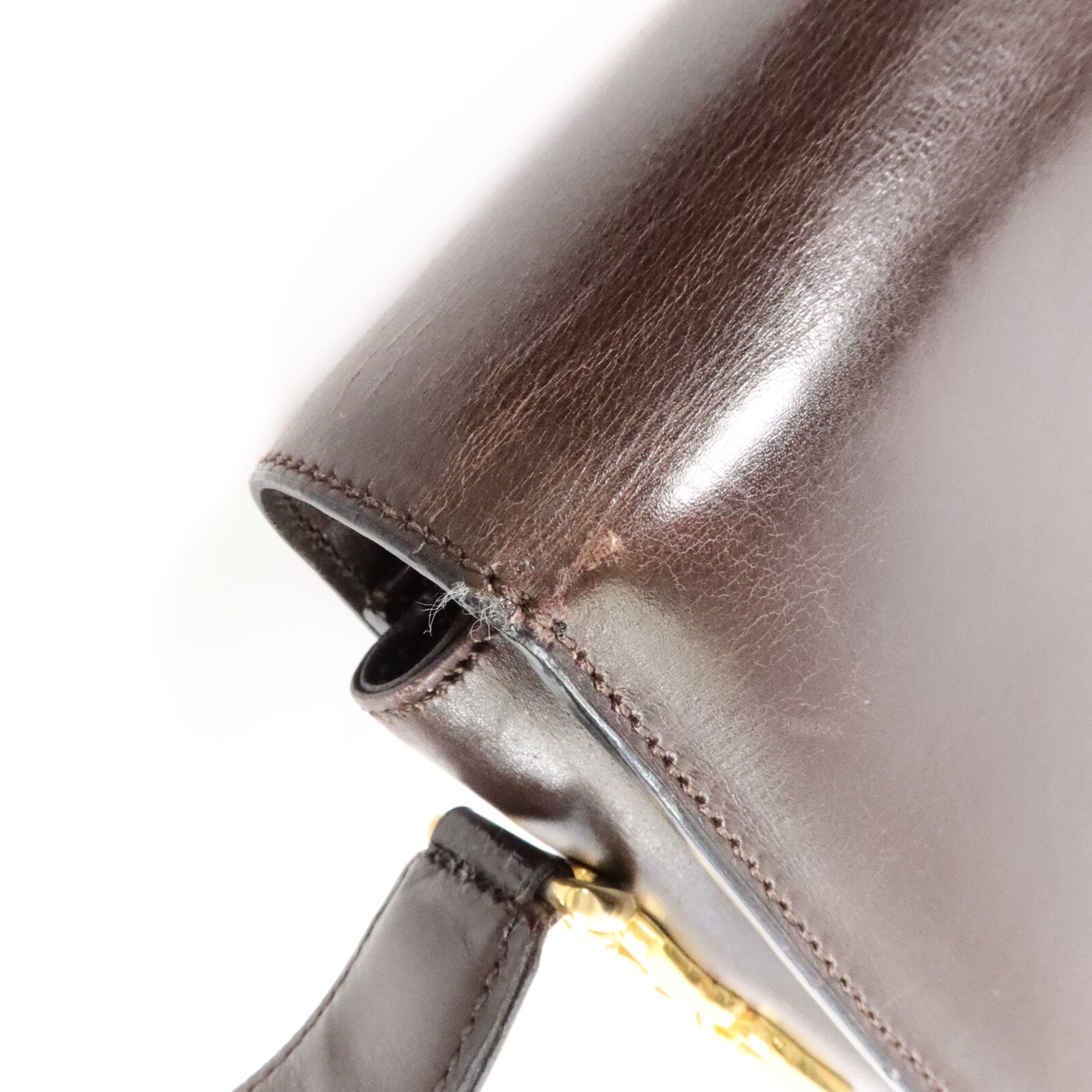 CELINE 牛皮皮革Vintage Shoulder Bag肩背袋