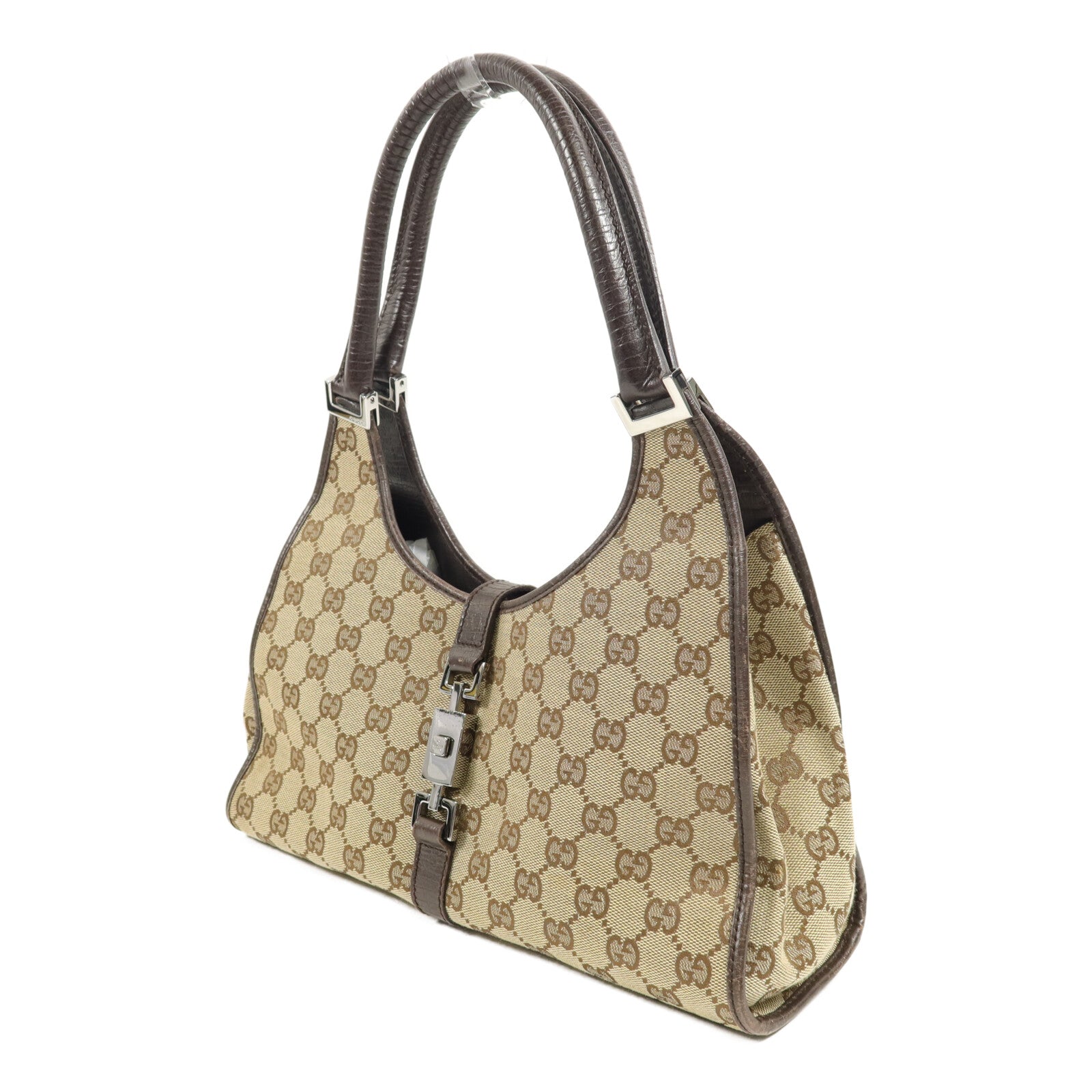 GUCCI 帆布Jackie肩背袋