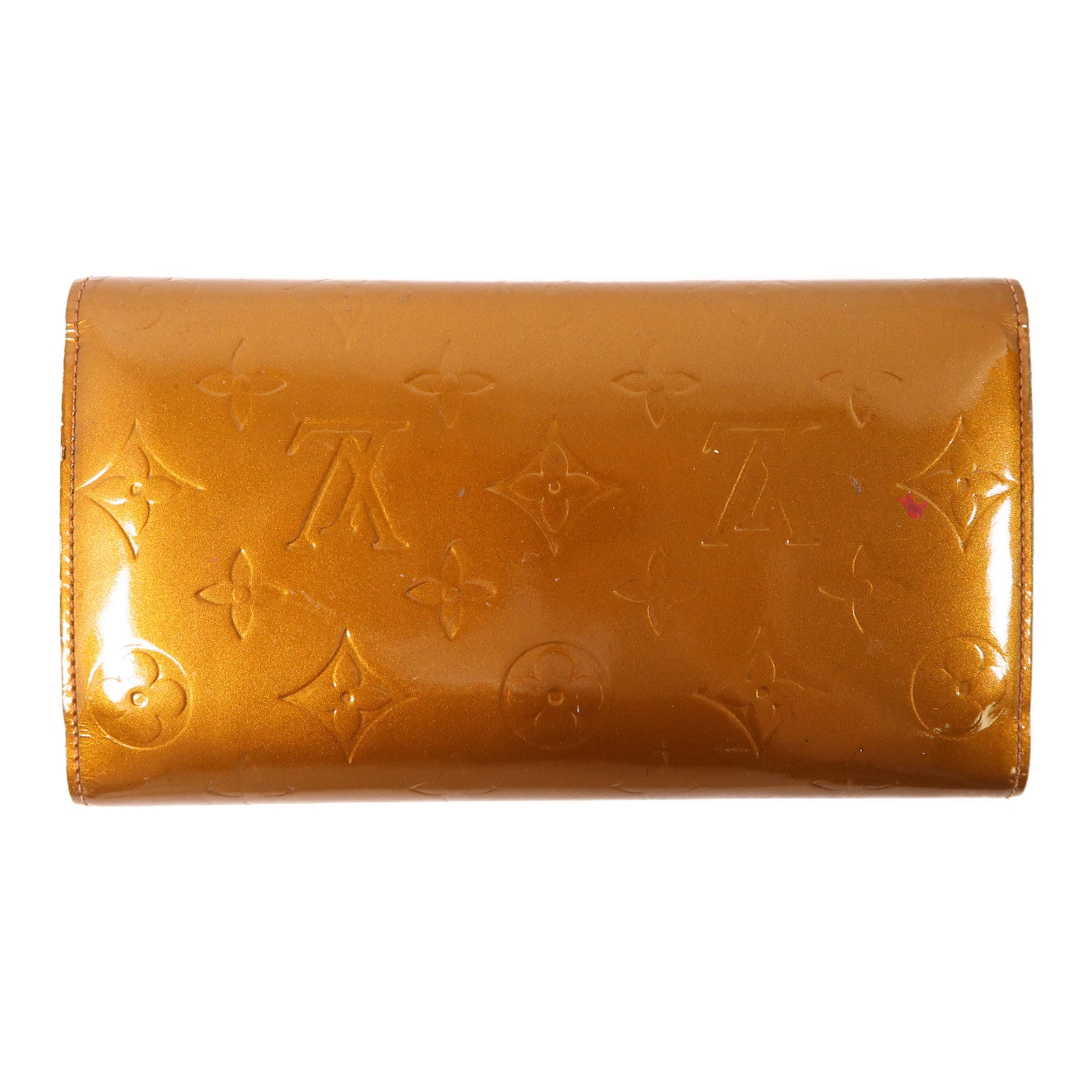 LOUIS VUITTON 【激減優惠】Vernis Long Wallet金扣長錢包啡色